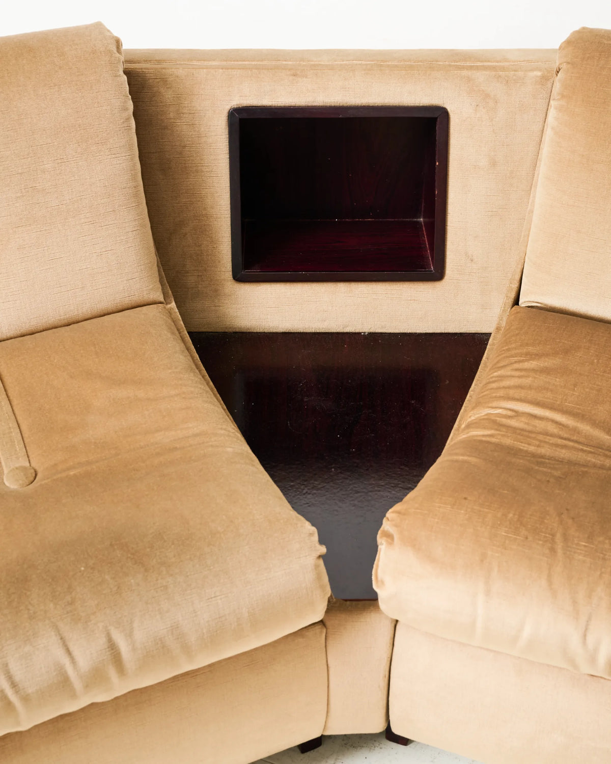 Velvet sofa, Rolf Benz, Germany, 1970s