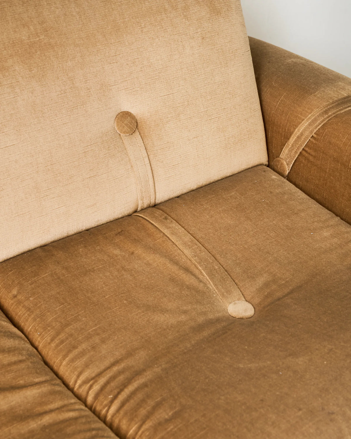 Velvet sofa, Rolf Benz, Germany, 1970s