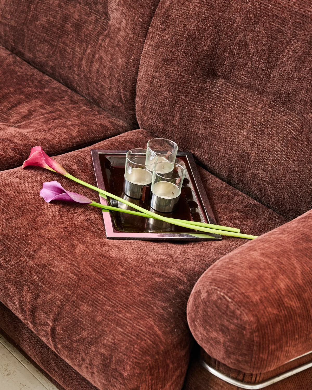 Lucite serving tray, attributed to Willy Rizzo, Dior Home, 1970s