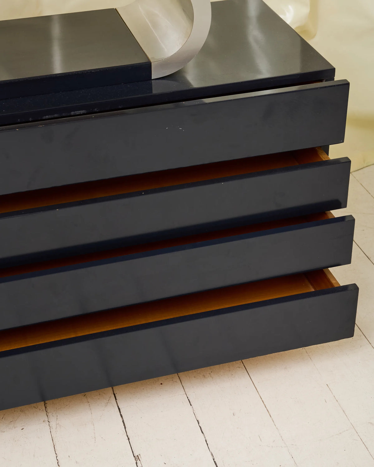 Asymmetrical sideboard, Pierre Cardin, 1970s