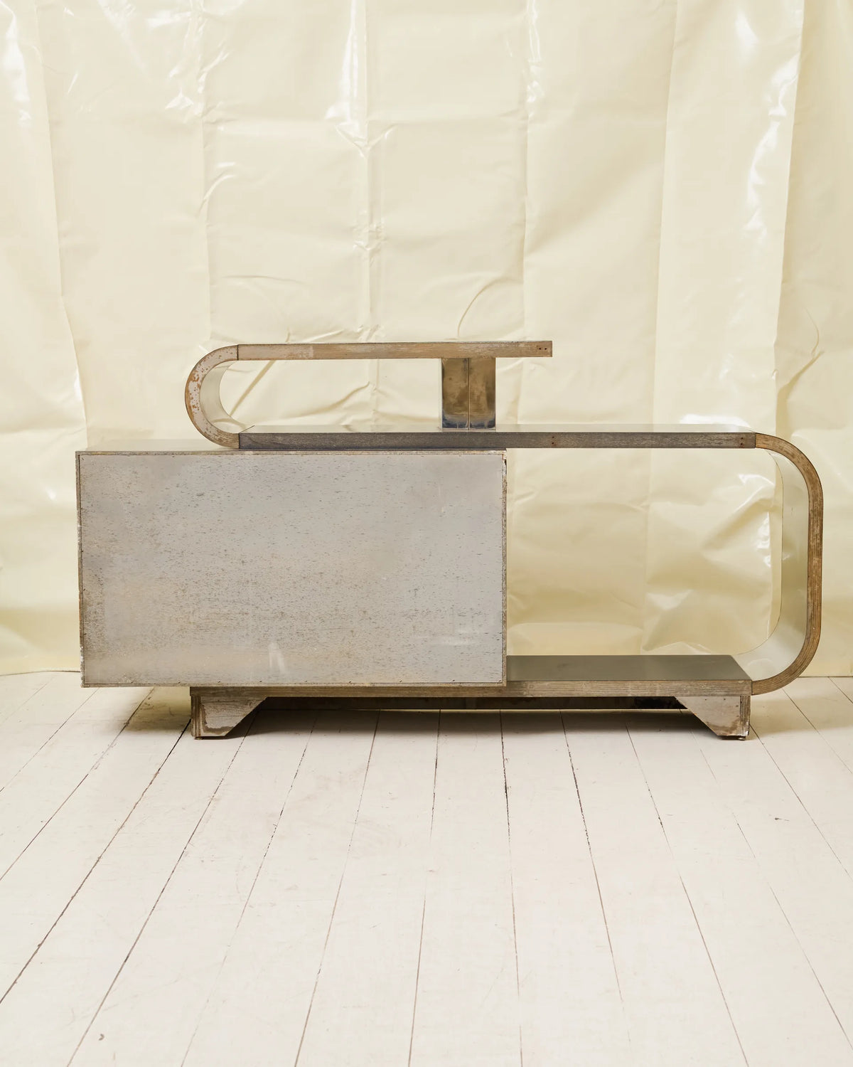 Asymmetrical sideboard, Pierre Cardin, 1970s