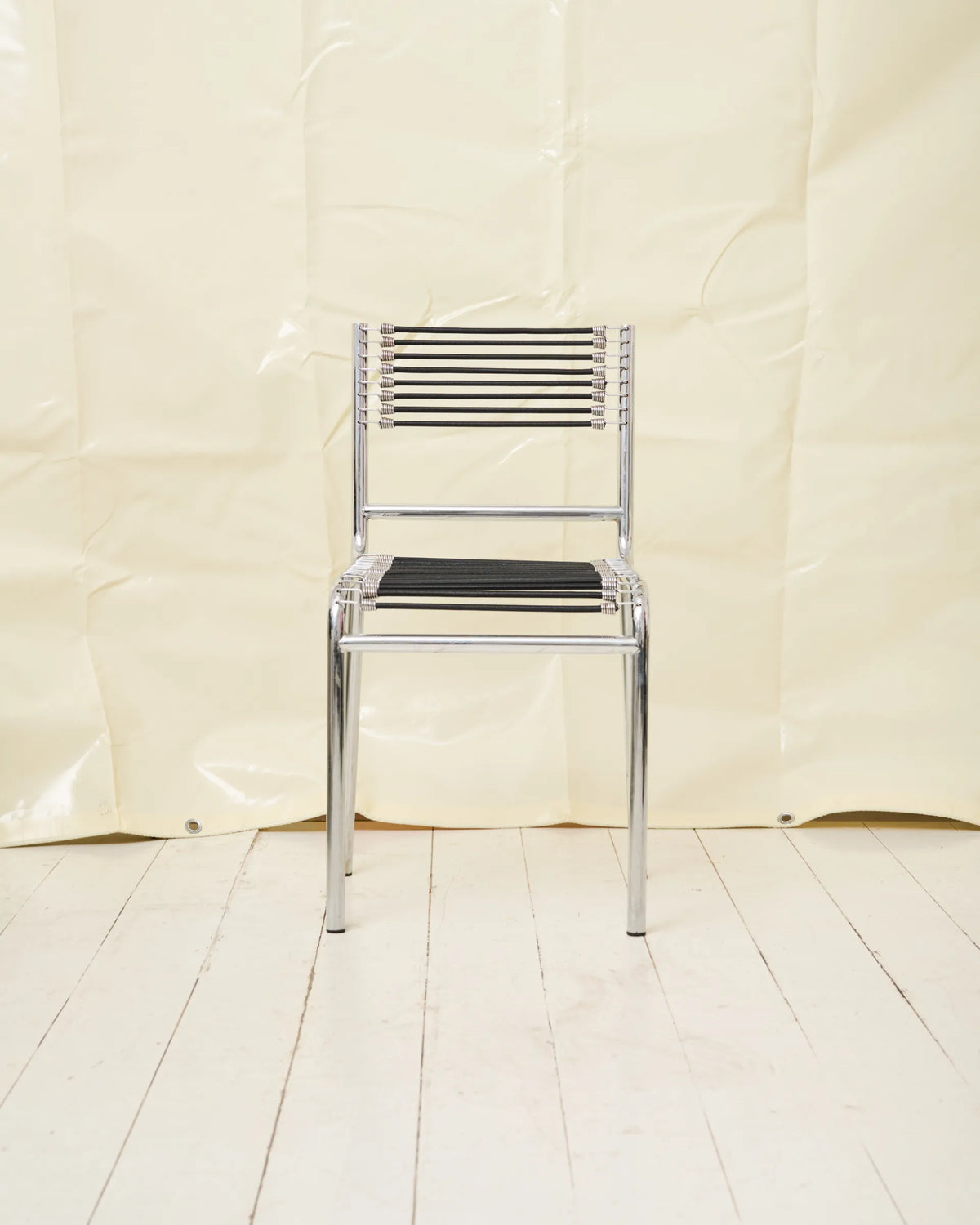 Pair of "Sandow" chairs (1 of 3), René Herbst, 1980s