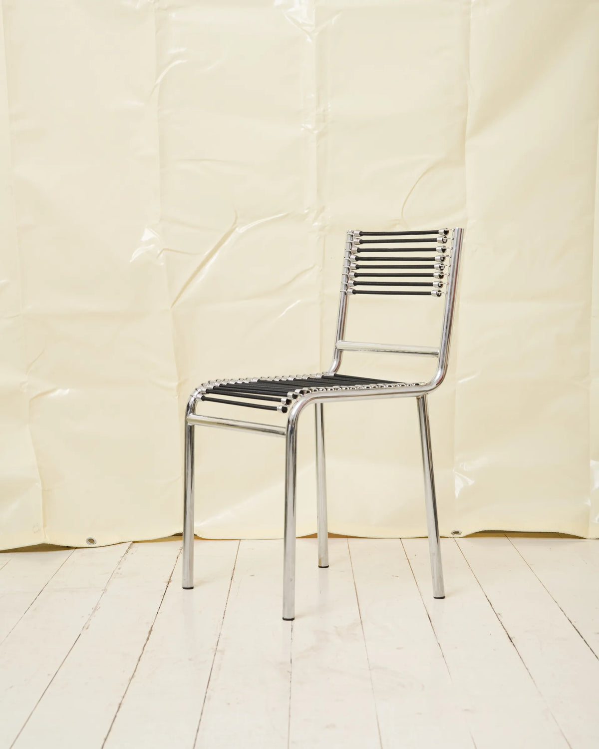 Pair of "Sandow" chairs (1 of 3), René Herbst, 1980s