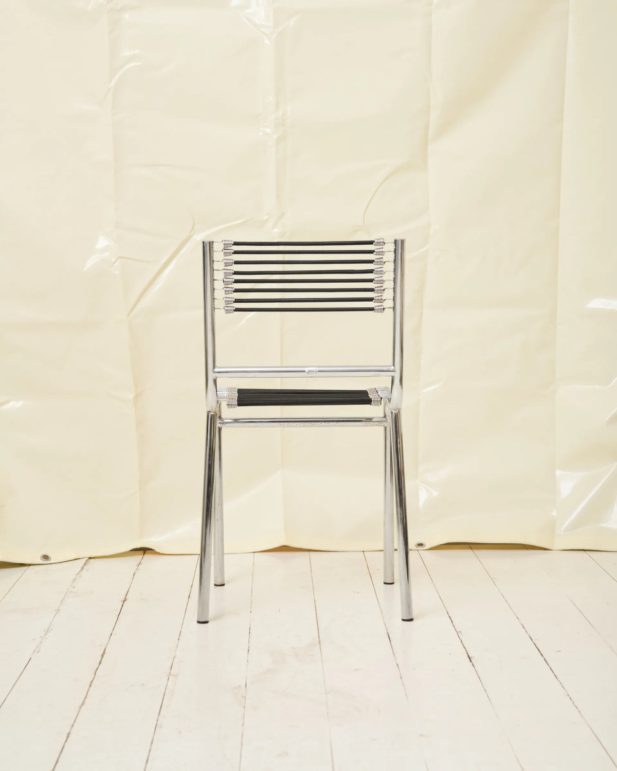 Pair of "Sandow" chairs (1 of 3), René Herbst, 1980s