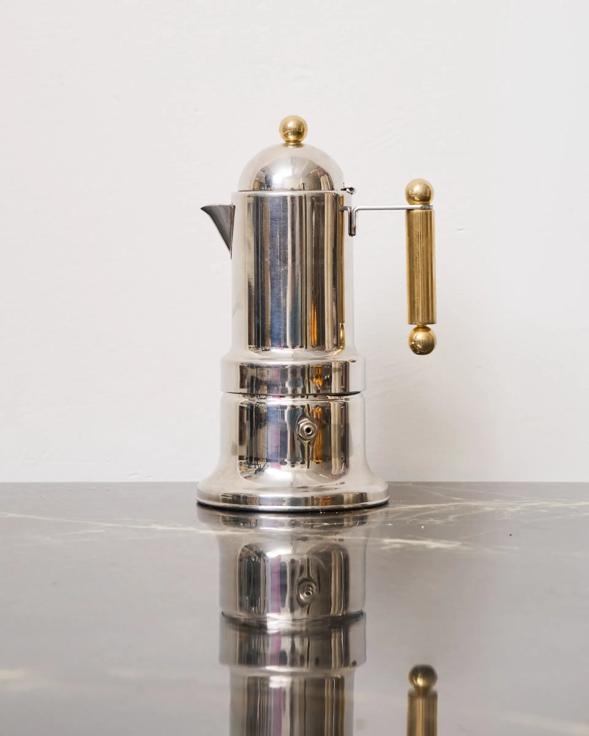 Coffee maker and milk jug, Vev vigano, Kontessa, 1980s