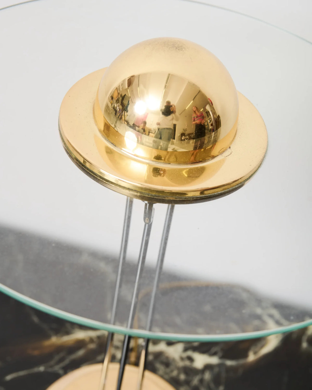 "Saturn UFO" table lamp, Space Age, 1980s