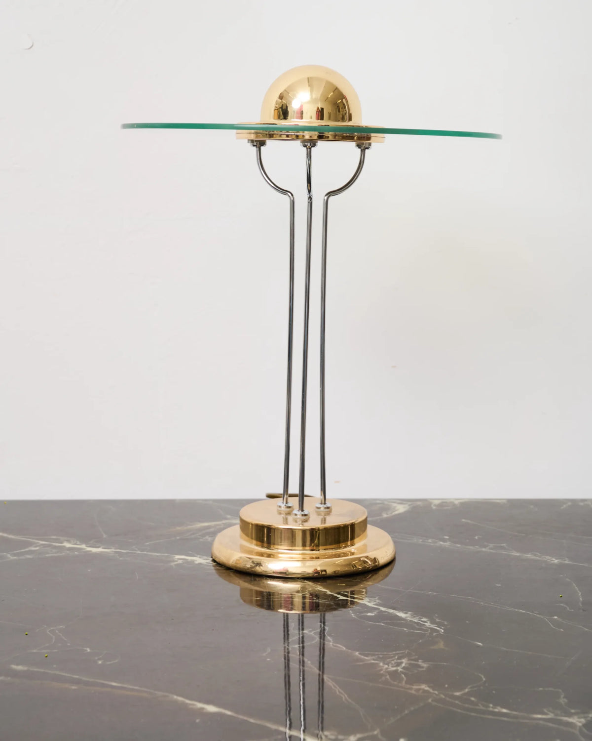 "Saturn UFO" table lamp, Space Age, 1980s