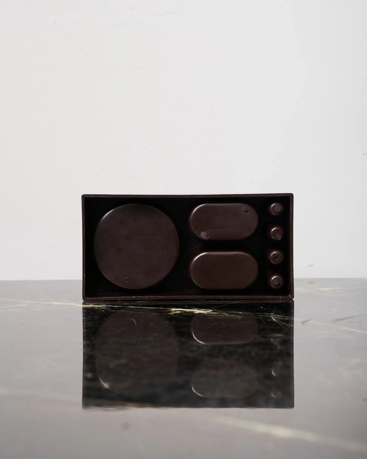 Organisateur de bureau marron, France, 1970s