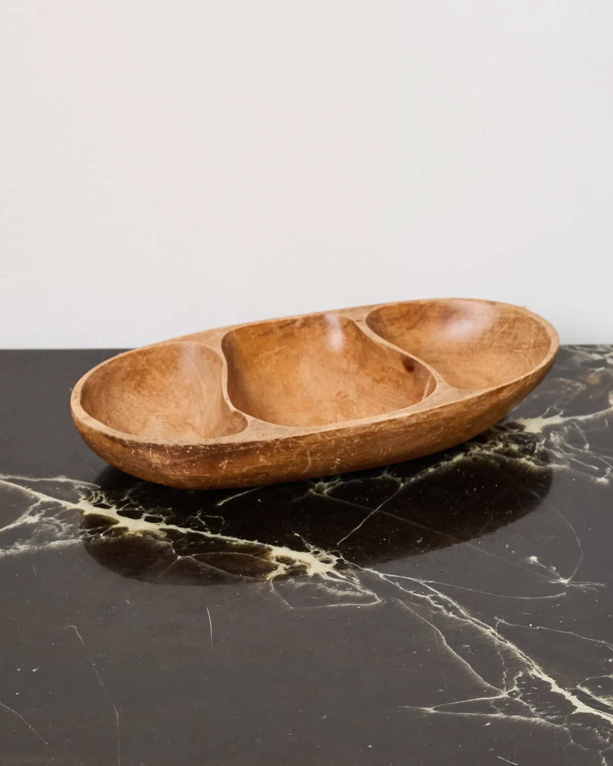 Wooden appetizer platter, 1970s