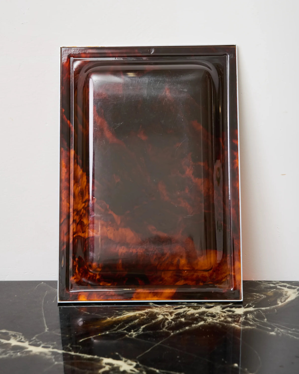 Lucite serving tray, attributed to Willy Rizzo, Dior Home, 1970s
