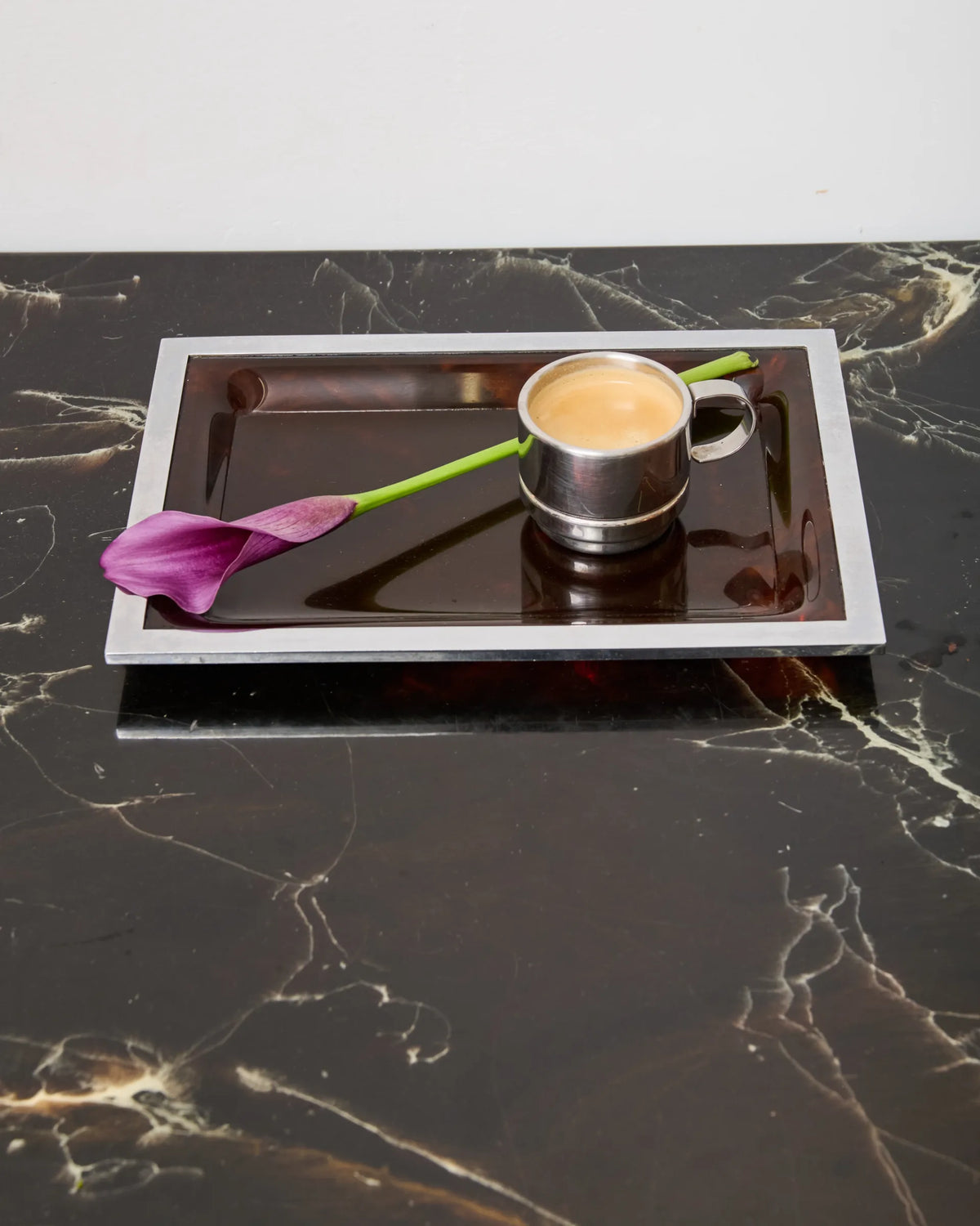 Lucite serving tray, attributed to Willy Rizzo, Dior Home, 1970s