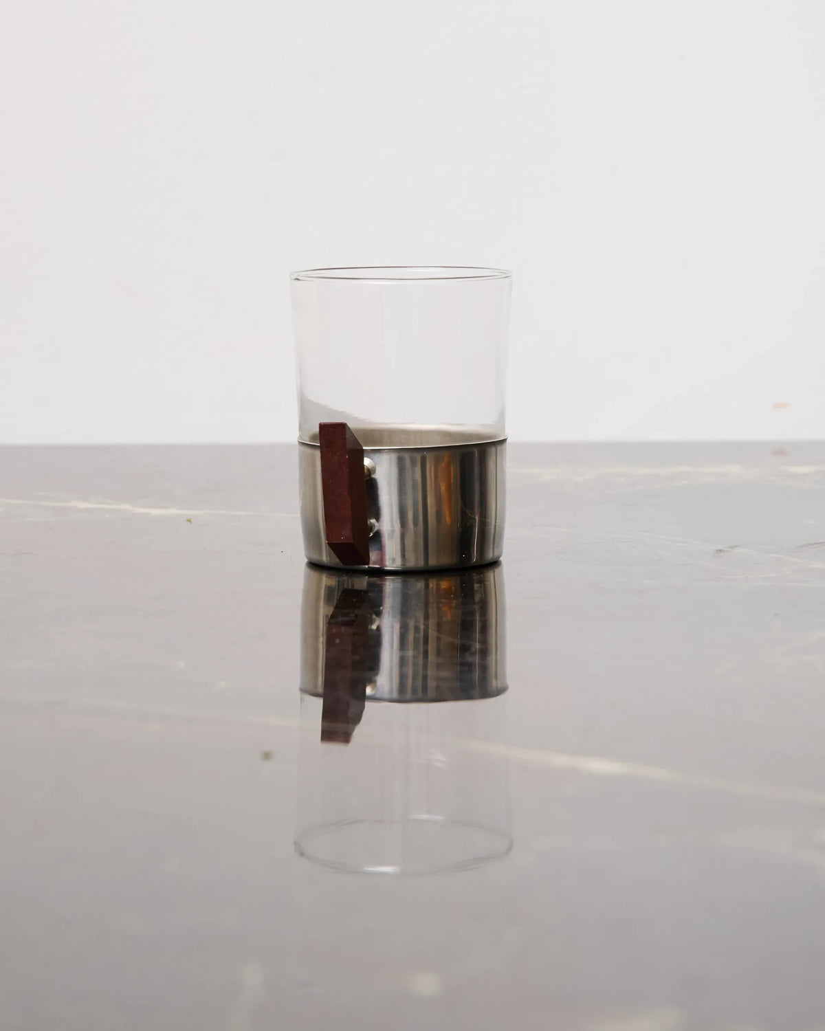 Cup with geometric wooden handle (1 of 3), 1960s
