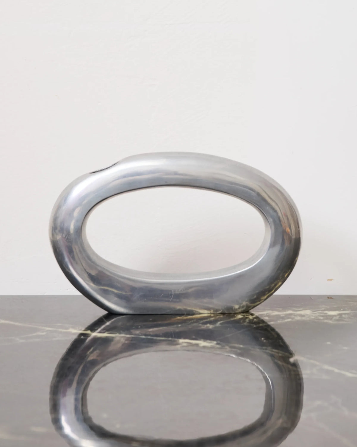 Aluminium cast vase "Coperni", 1970s-1980s