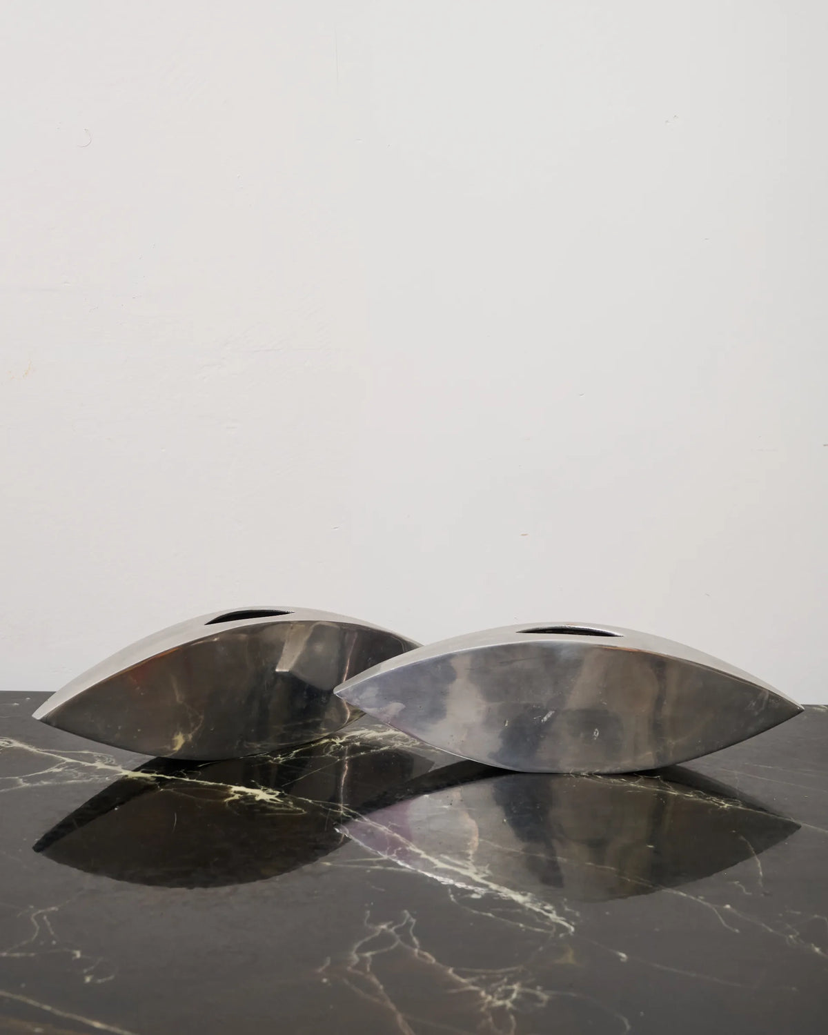 Aluminium sphere/ball vase, 1970
