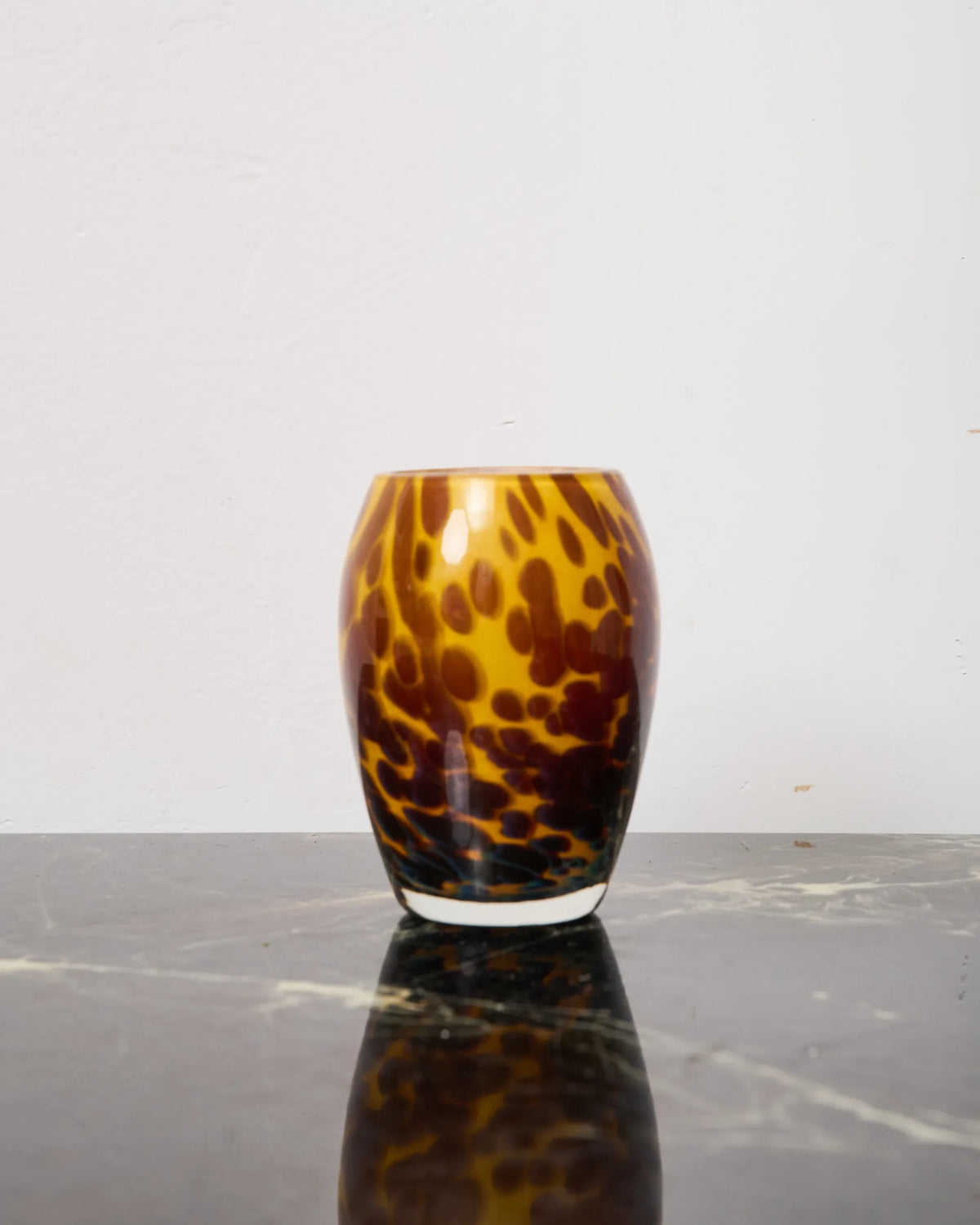 Speckled Murano glass vase, Italy