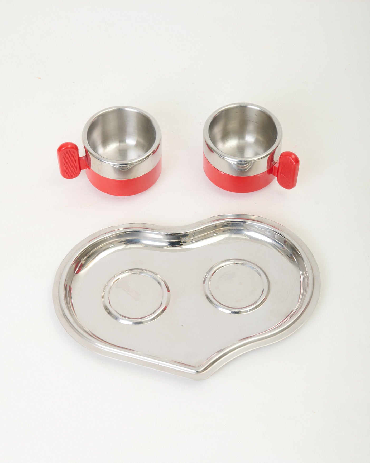 Duo de tasses Morinox, Italie, 1970s