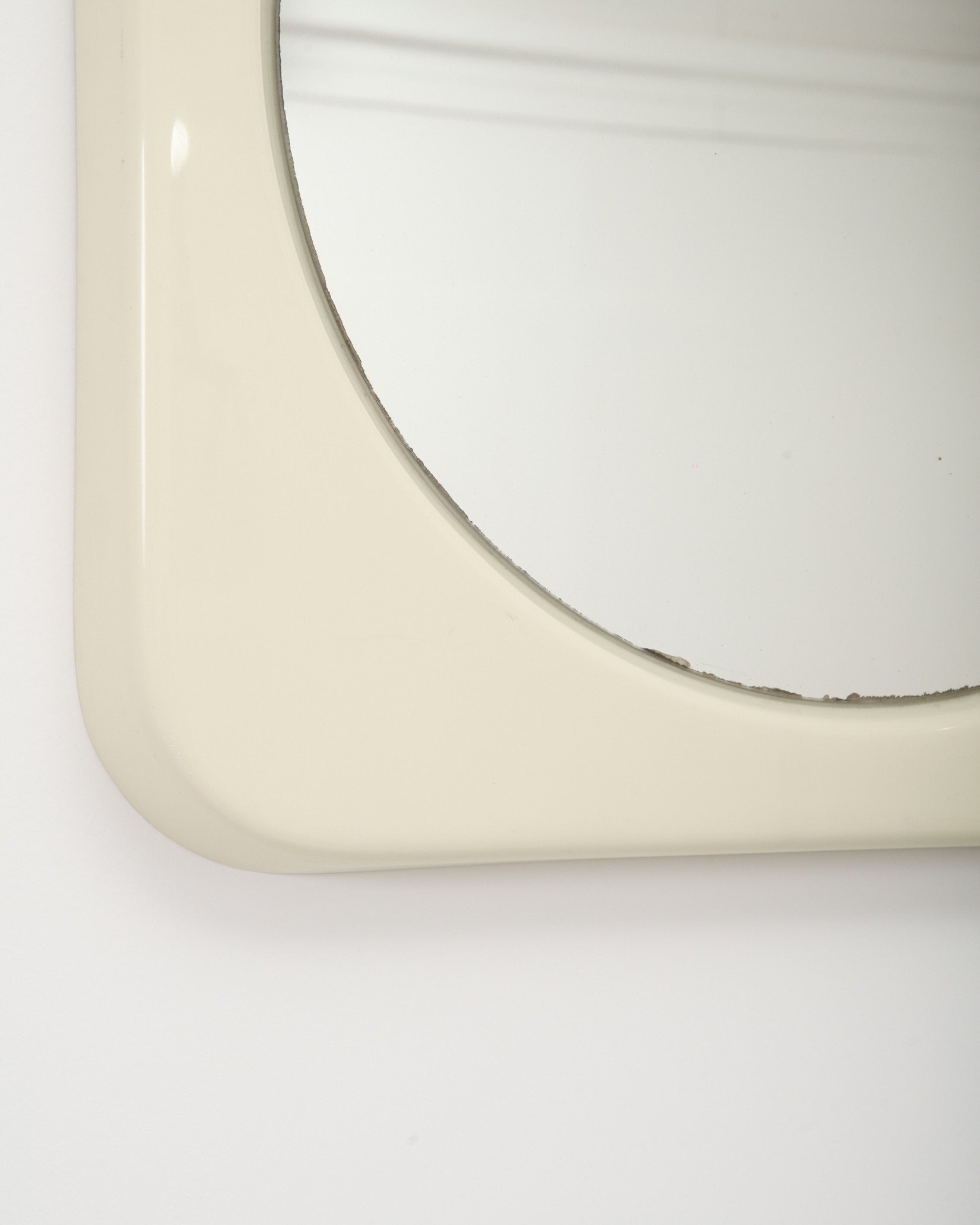 Miroir Space age crème, 1970-1980