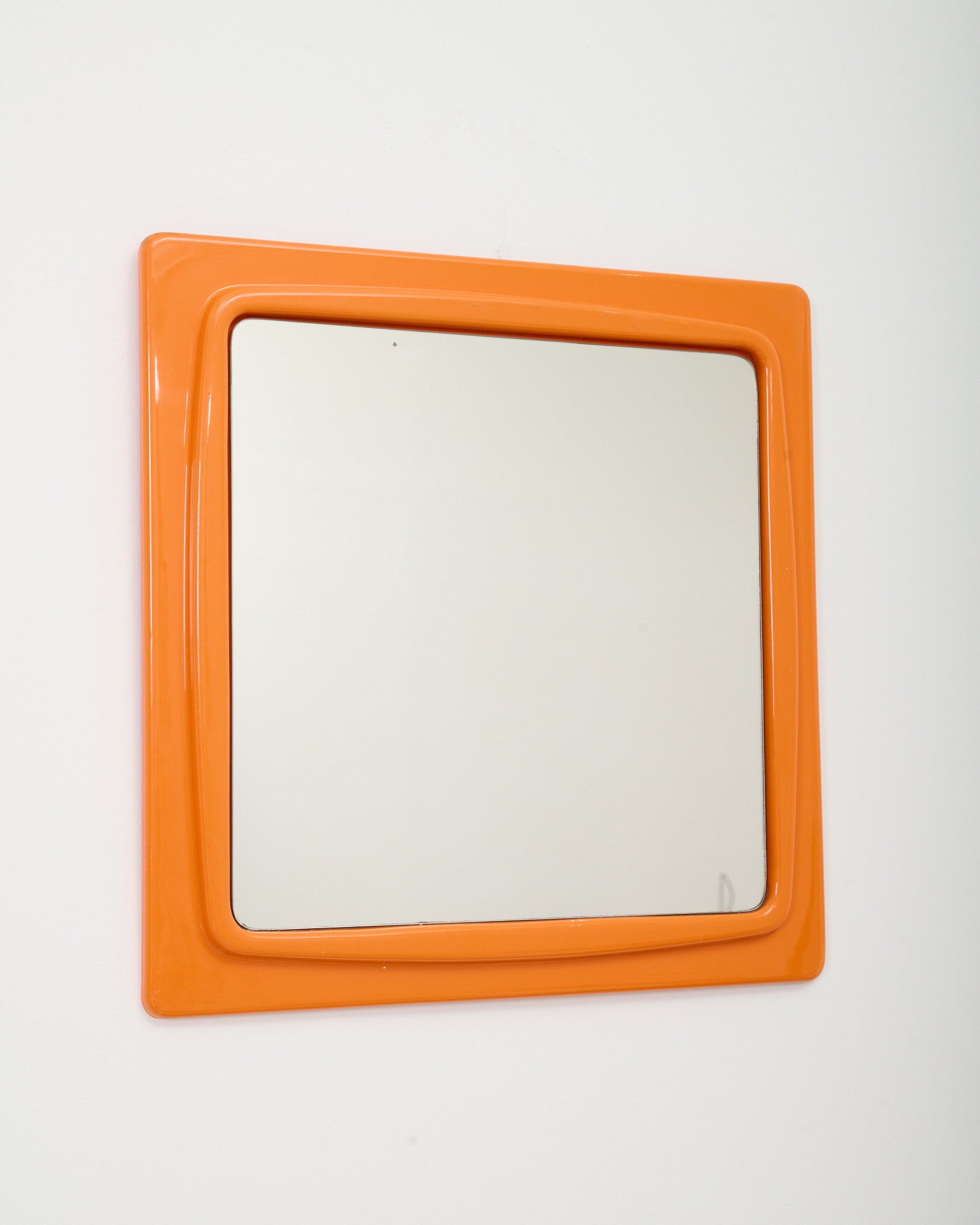 Miroir orange, 1970-1980 vintage – Eccho Studio