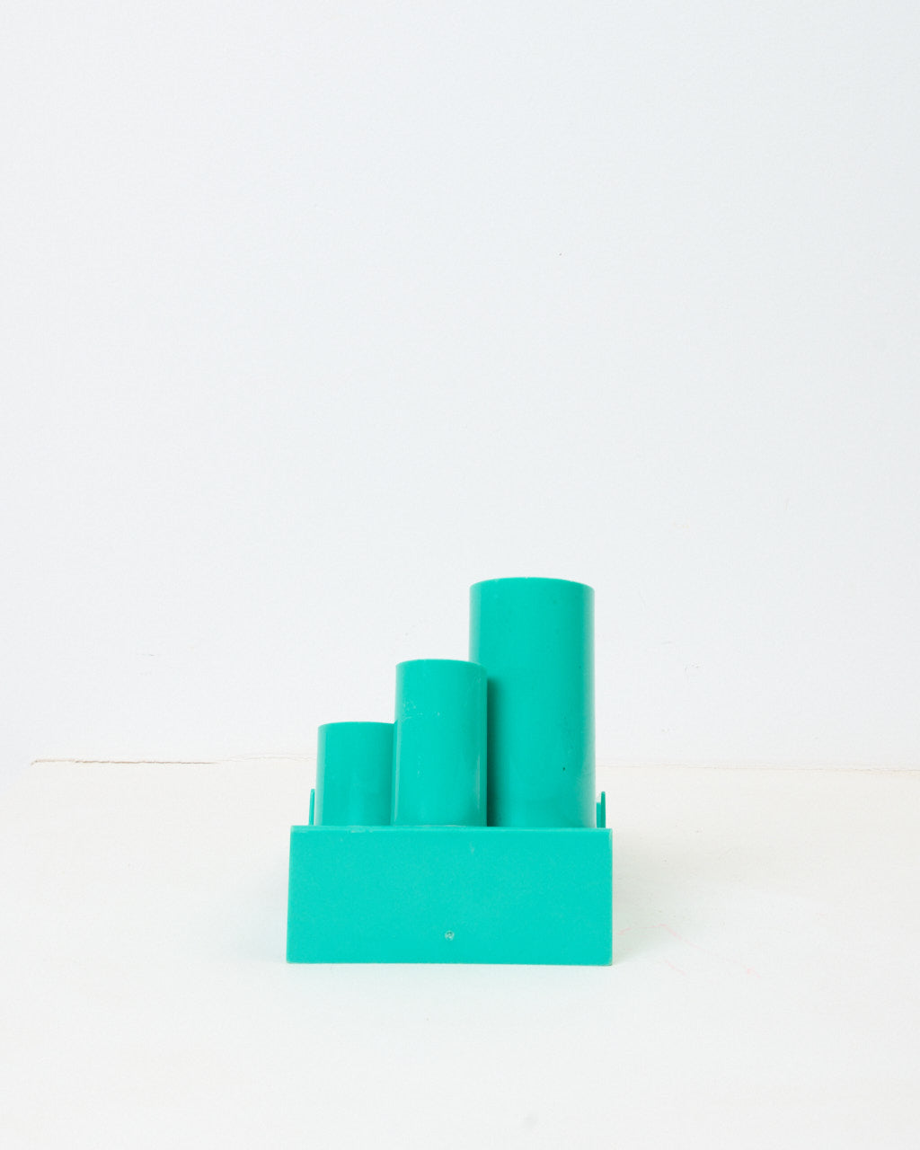 Organisateur de bureau turquoise, 1980s