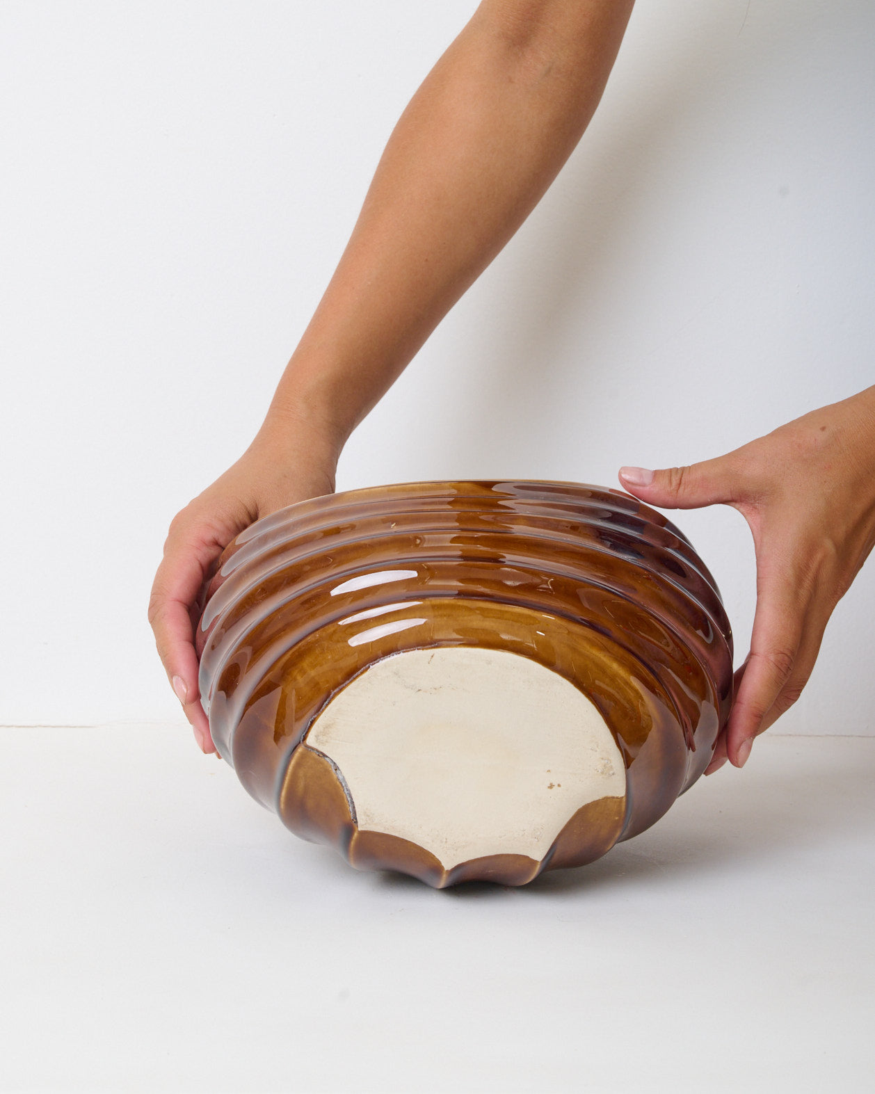 Vase "Coquillage" en faïence, 1970s