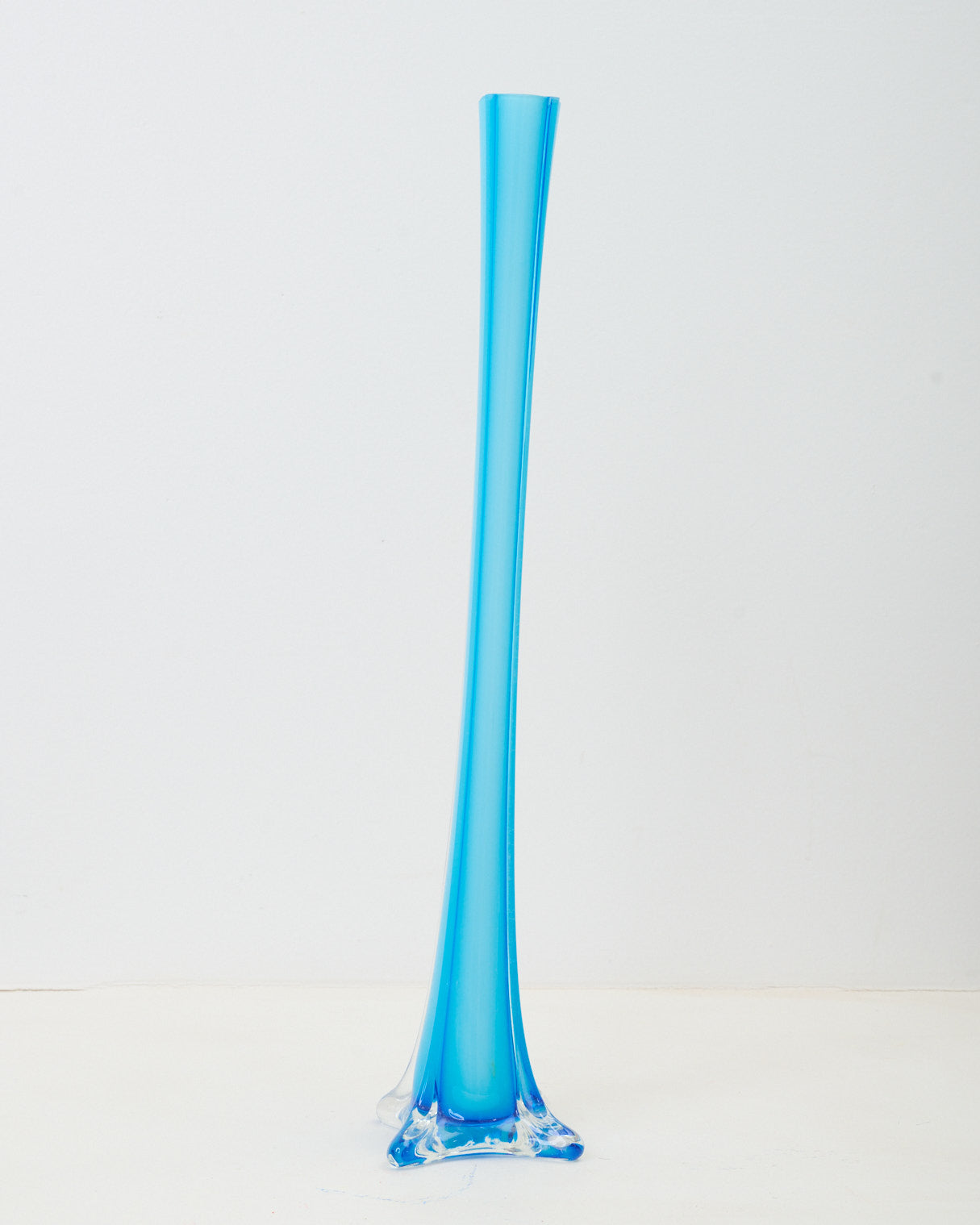 Grand soliflore Murano bleu, 1970s