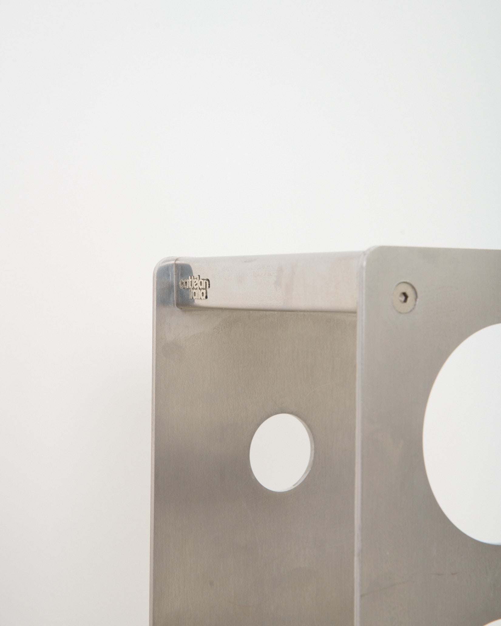 Porte-bouteilles en aluminium, Cattelan Italia, 1990s