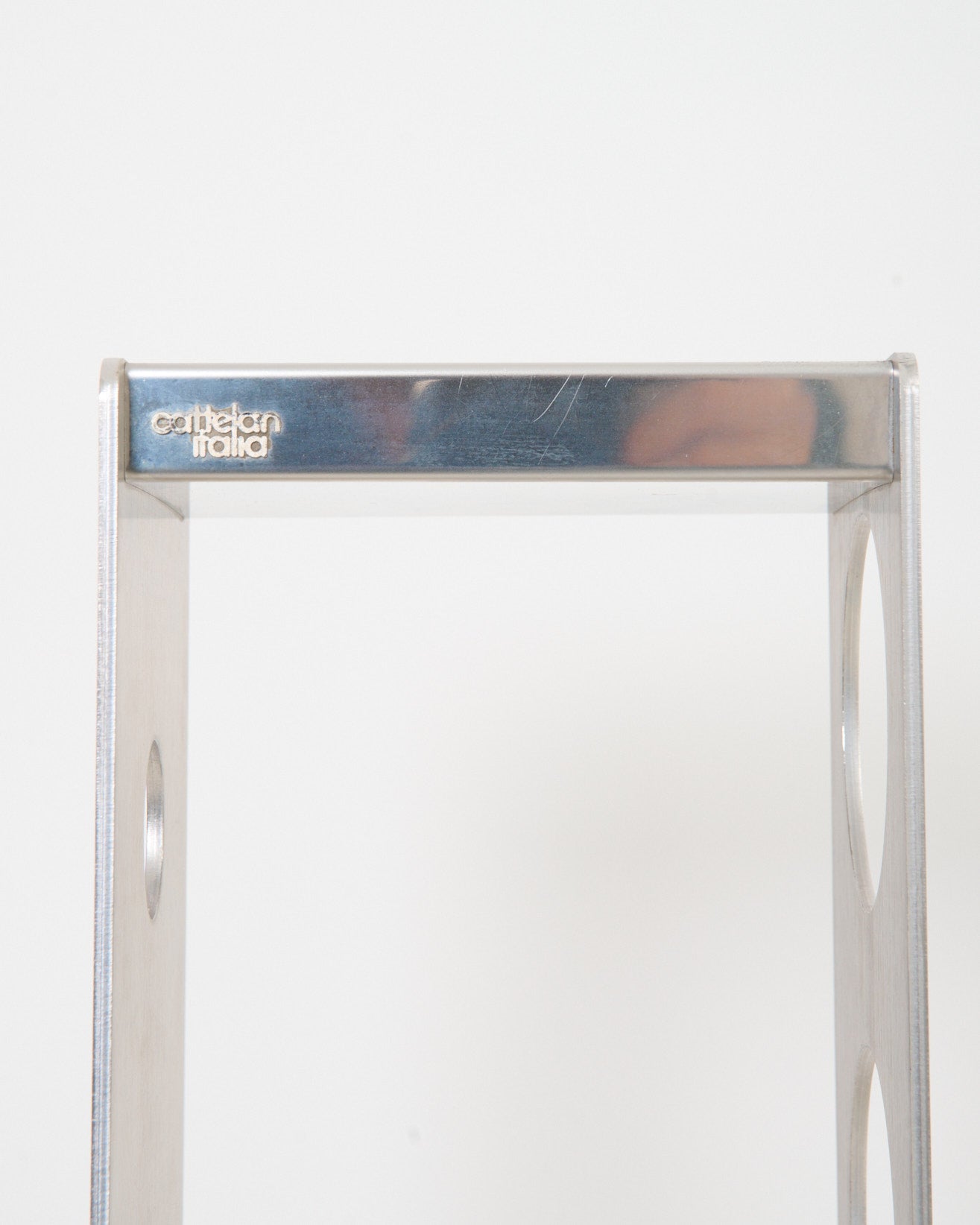 Porte-bouteilles en aluminium, Cattelan Italia, 1990s
