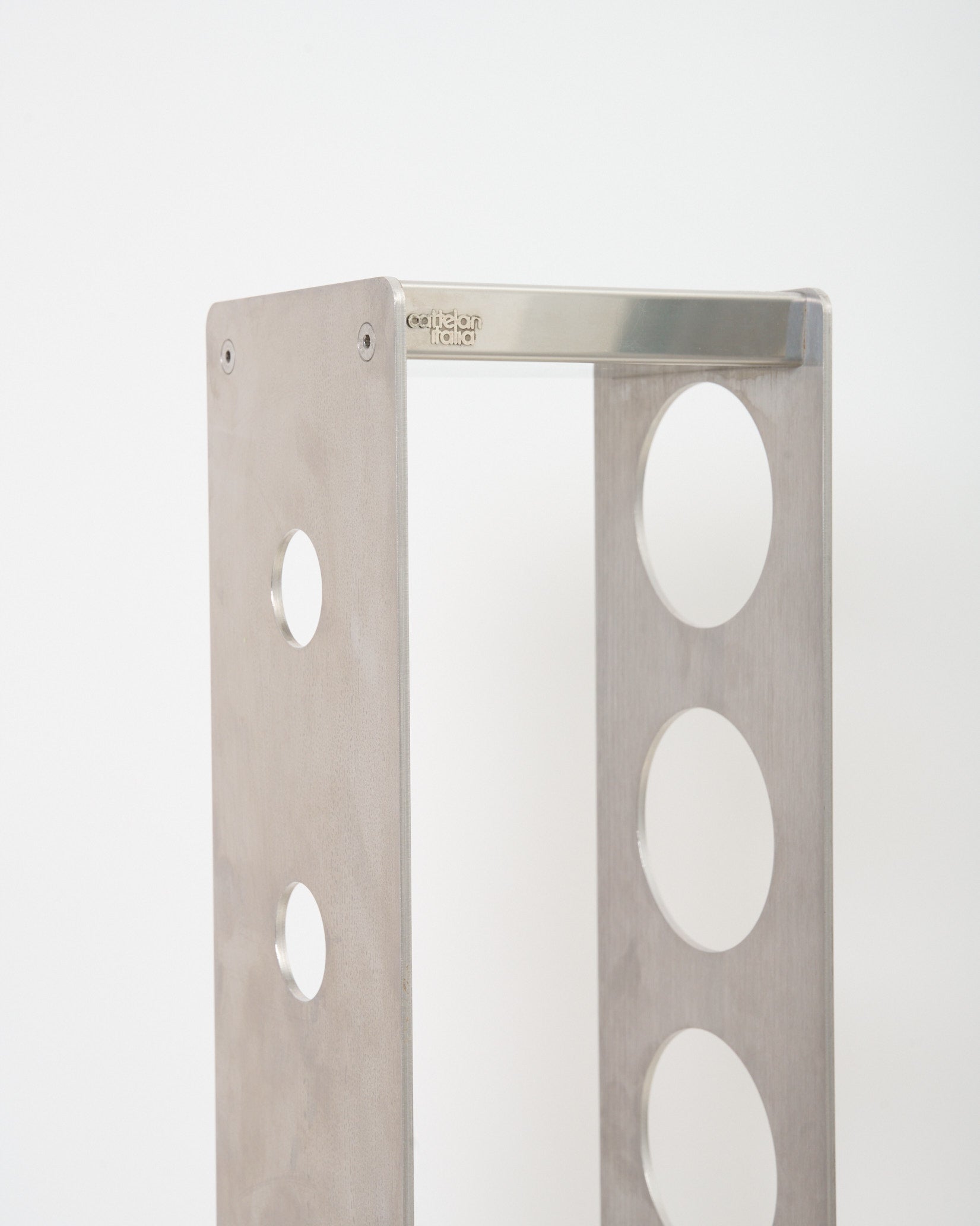 Porte-bouteilles en aluminium, Cattelan Italia, 1990s