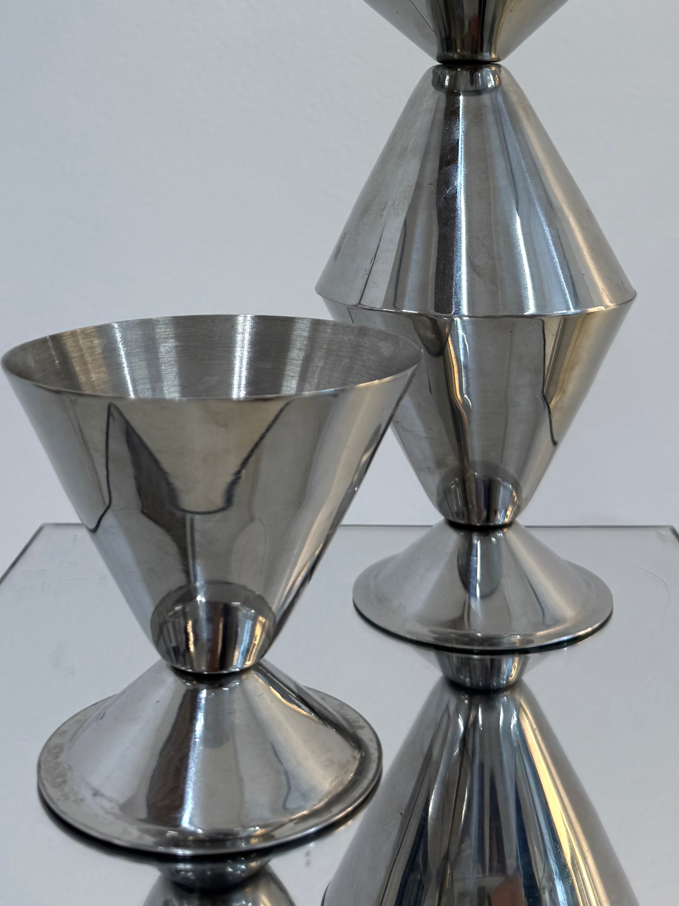 Coupes diabolo (4), Inox, Memphis