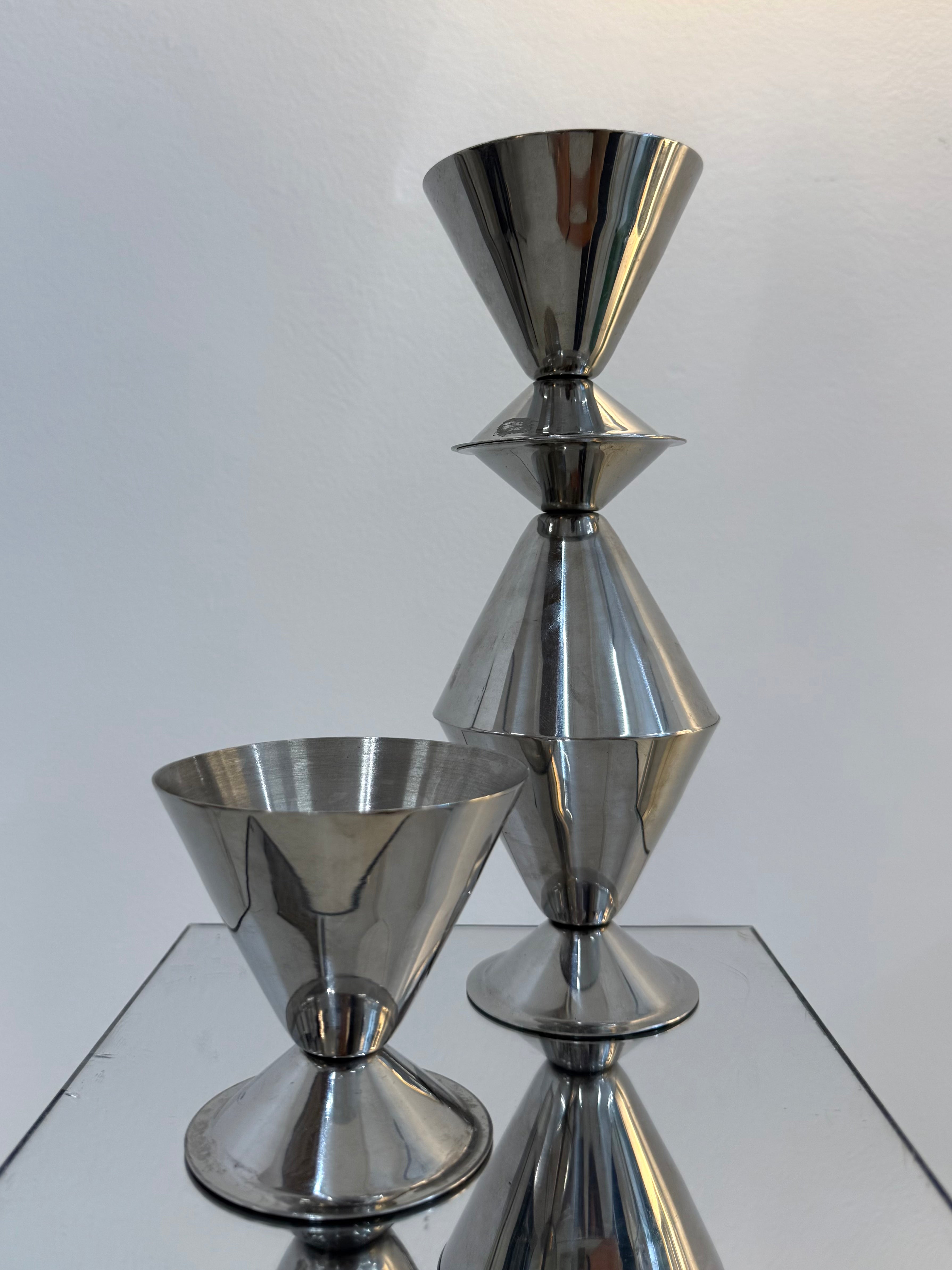 Coupes diabolo (4), Inox, Memphis