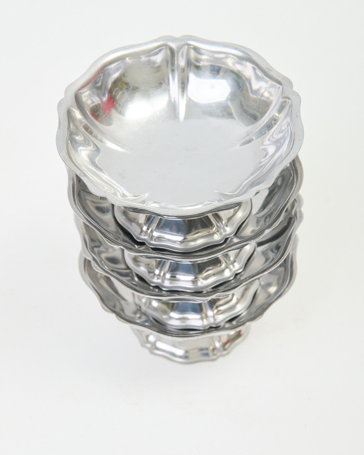 Coupes à dessert dentelées (4), Guy Degrenne, 1980s