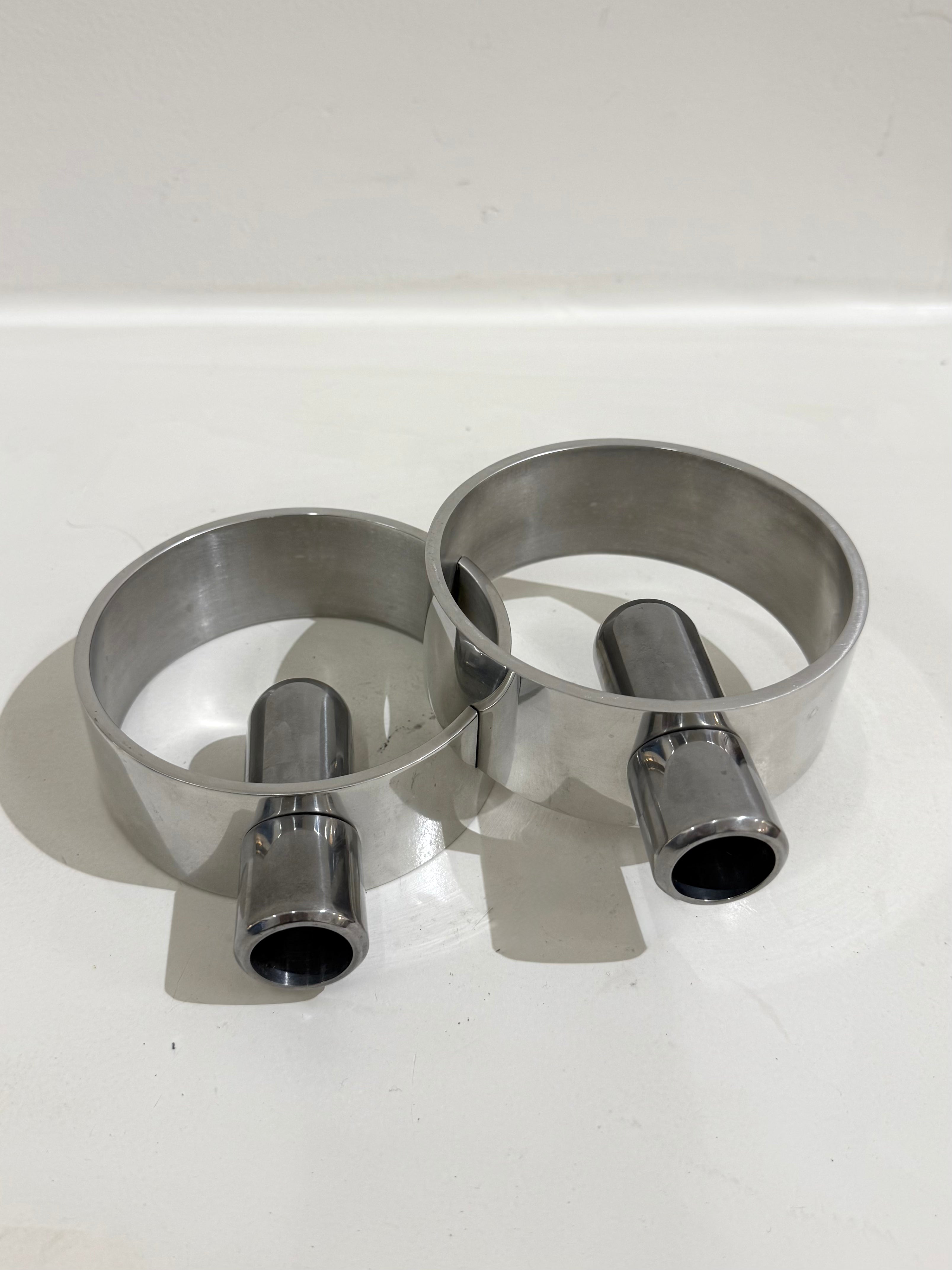 Chandelier chromé, Italie, 1970s