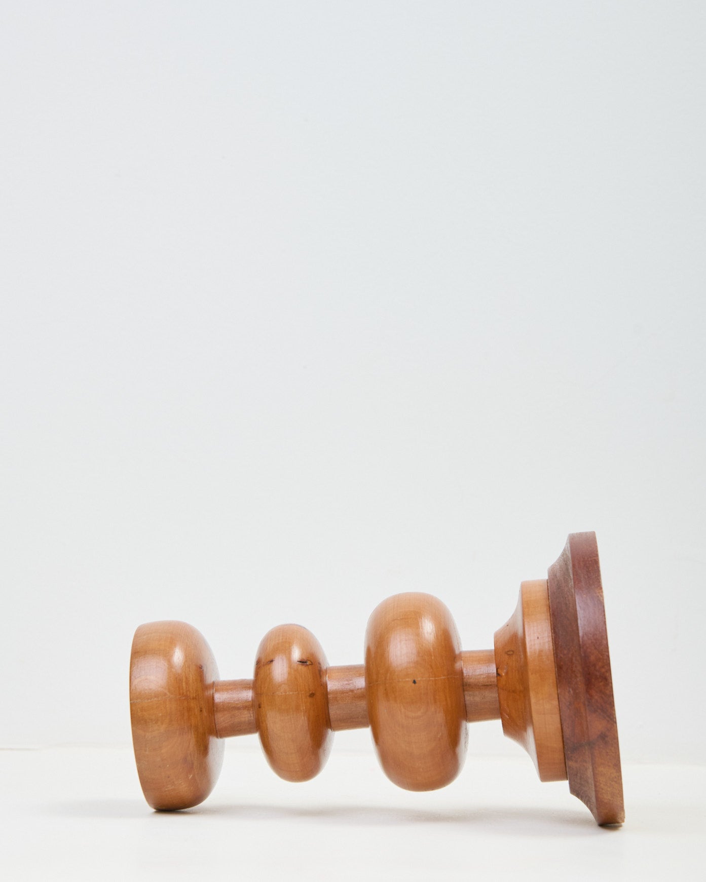 Bougeoir en bois, 1970s