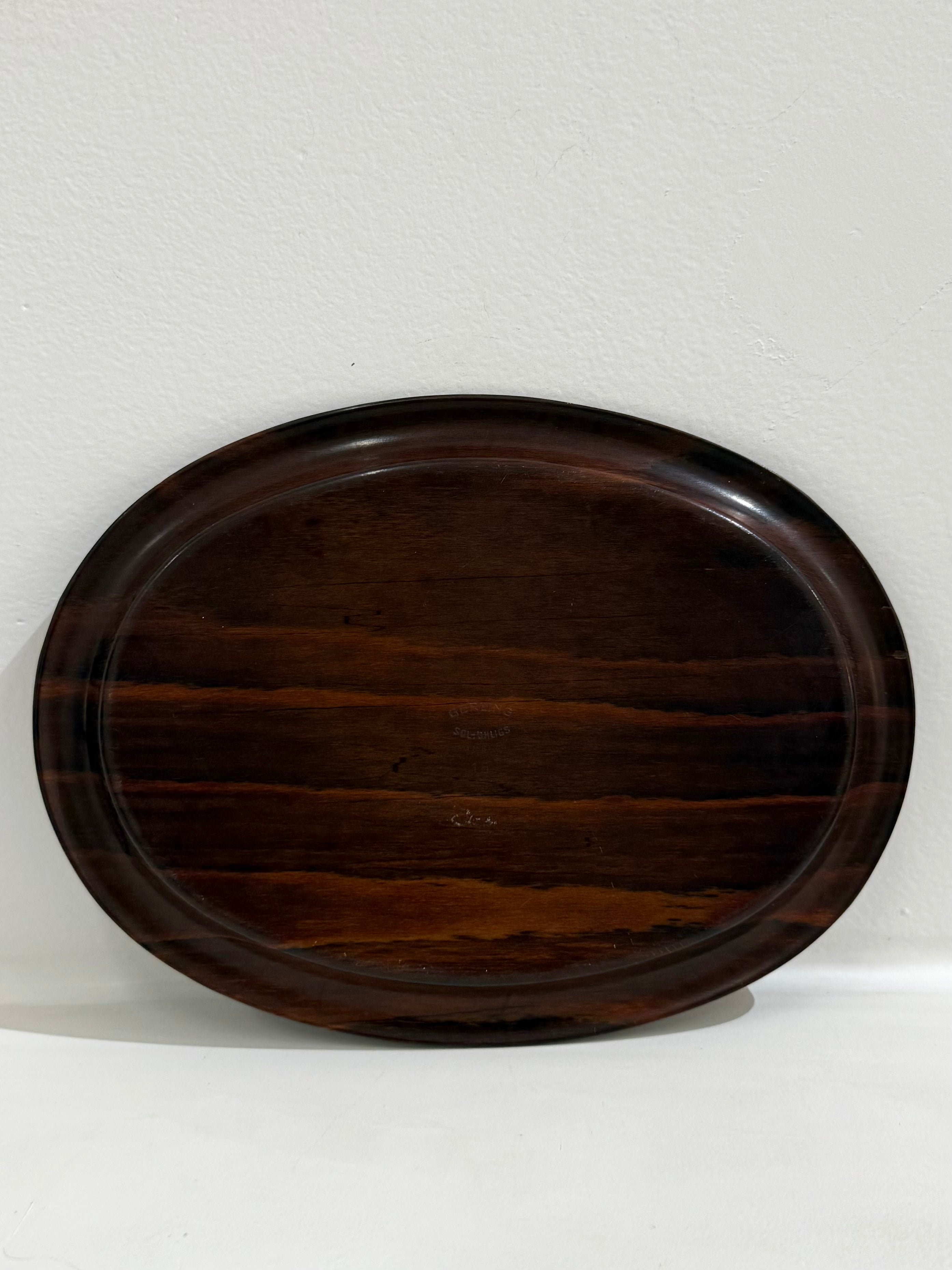 Petit plateau en teck, Gerling, 1960