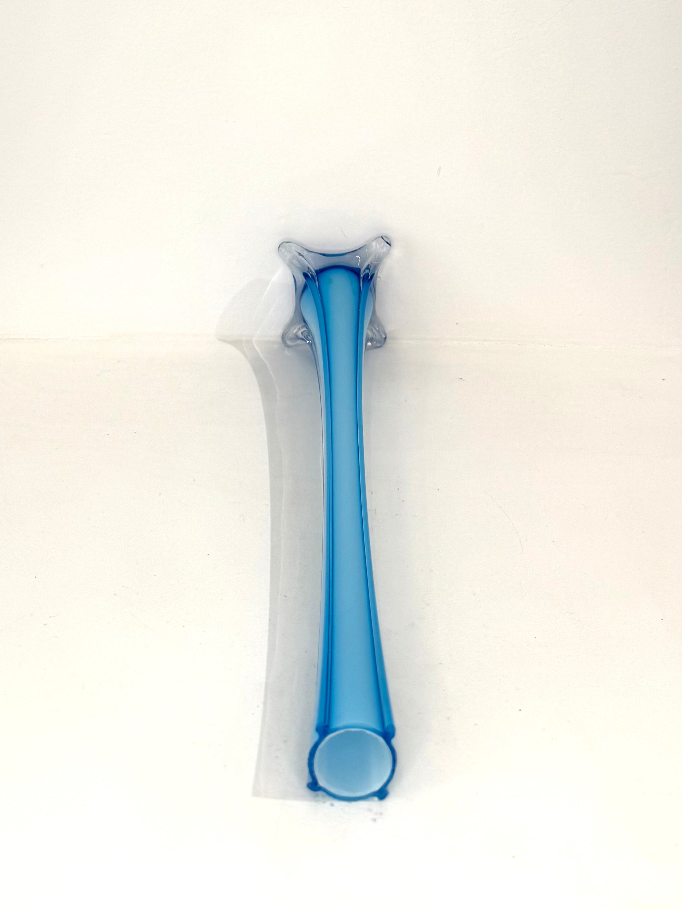 Grand soliflore Murano bleu, 1970s