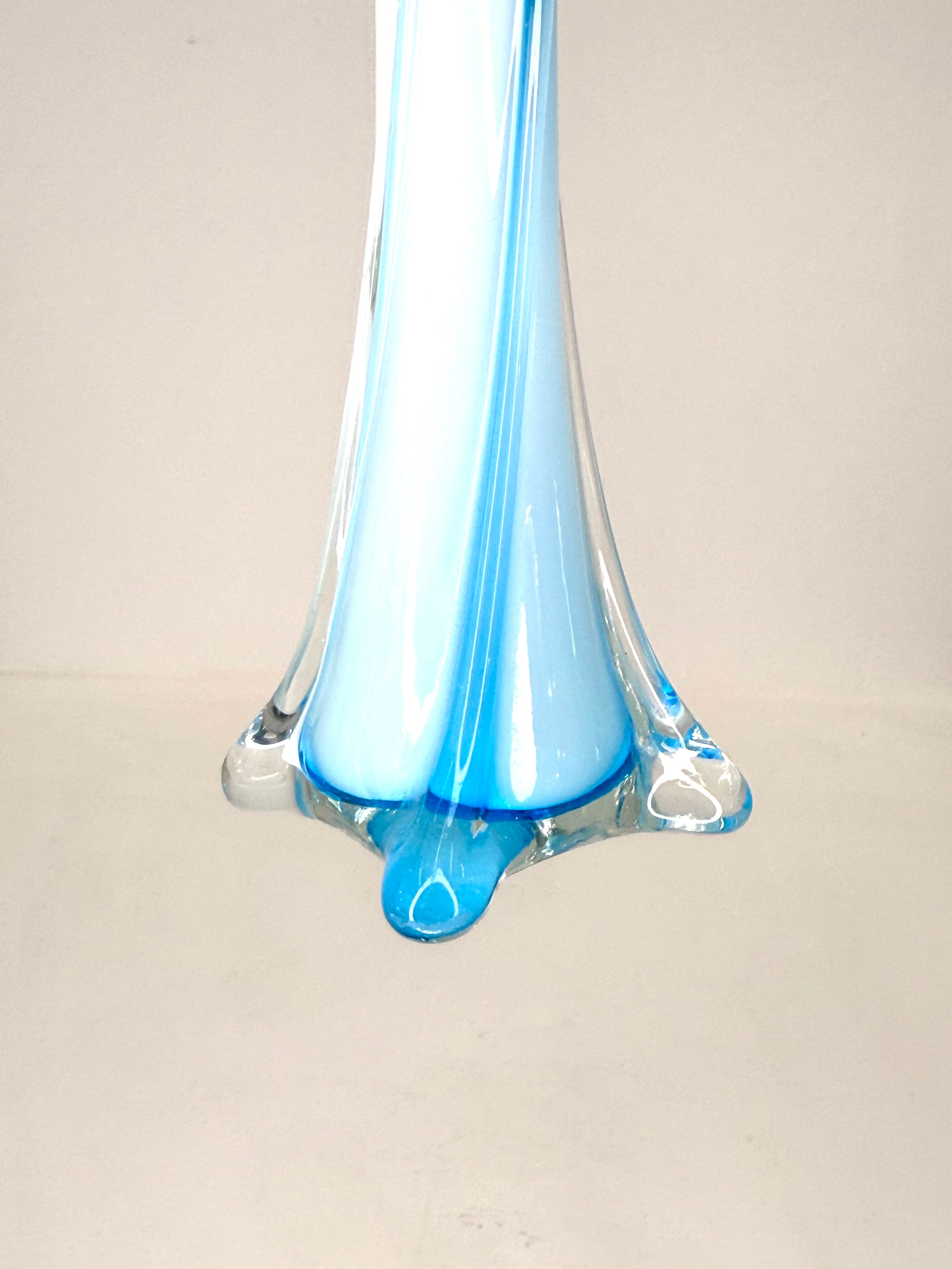 Soliflore Murano bicolore, 1970s