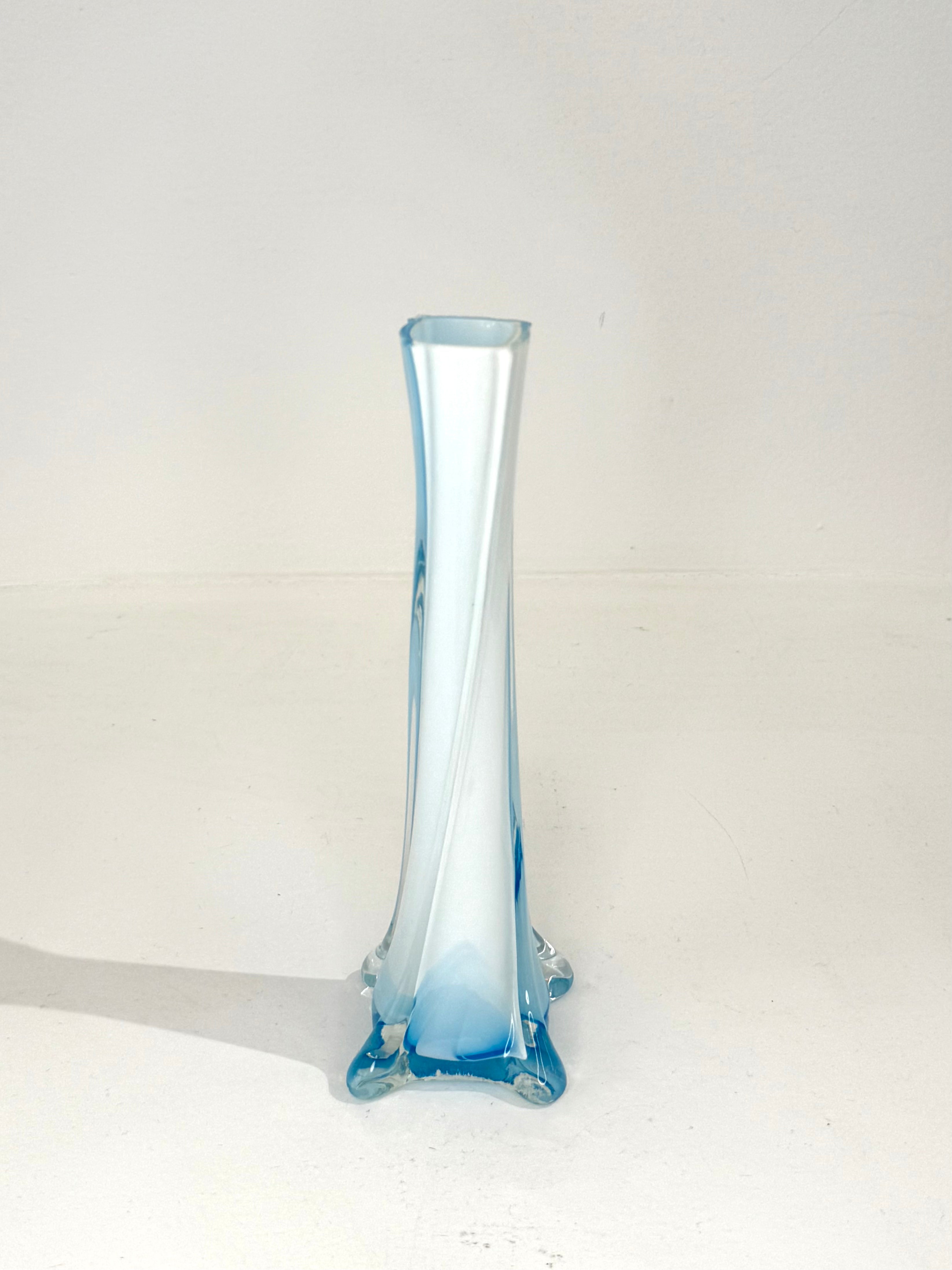 Soliflore Murano bicolore, 1970s