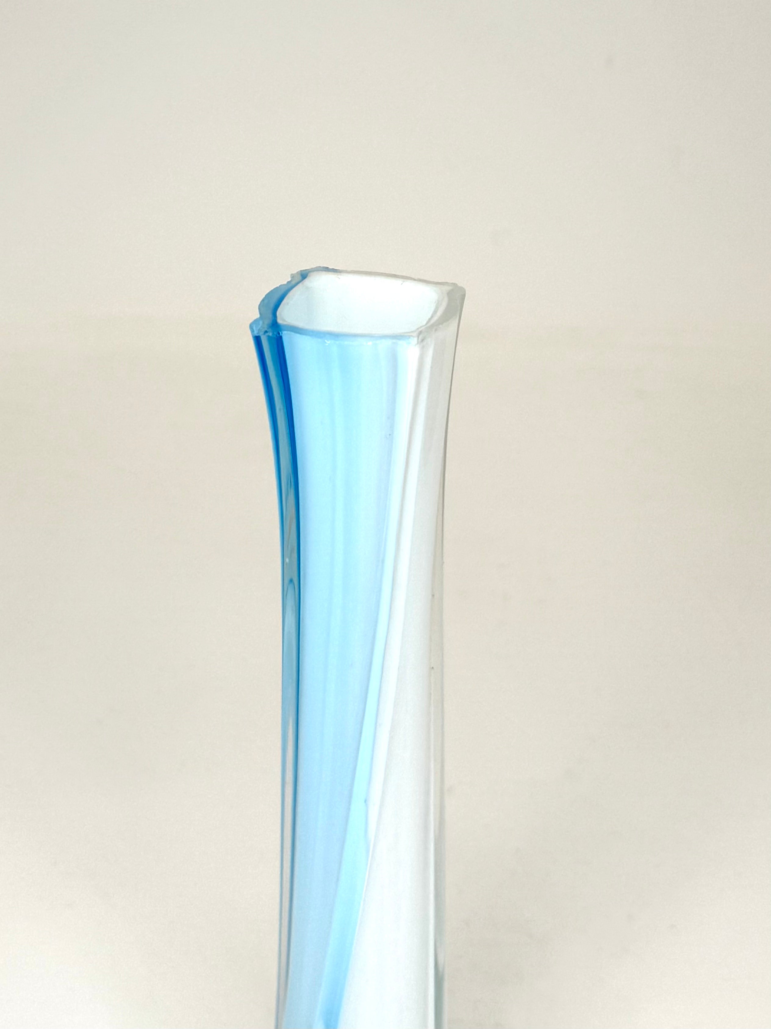 Soliflore Murano bicolore, 1970s