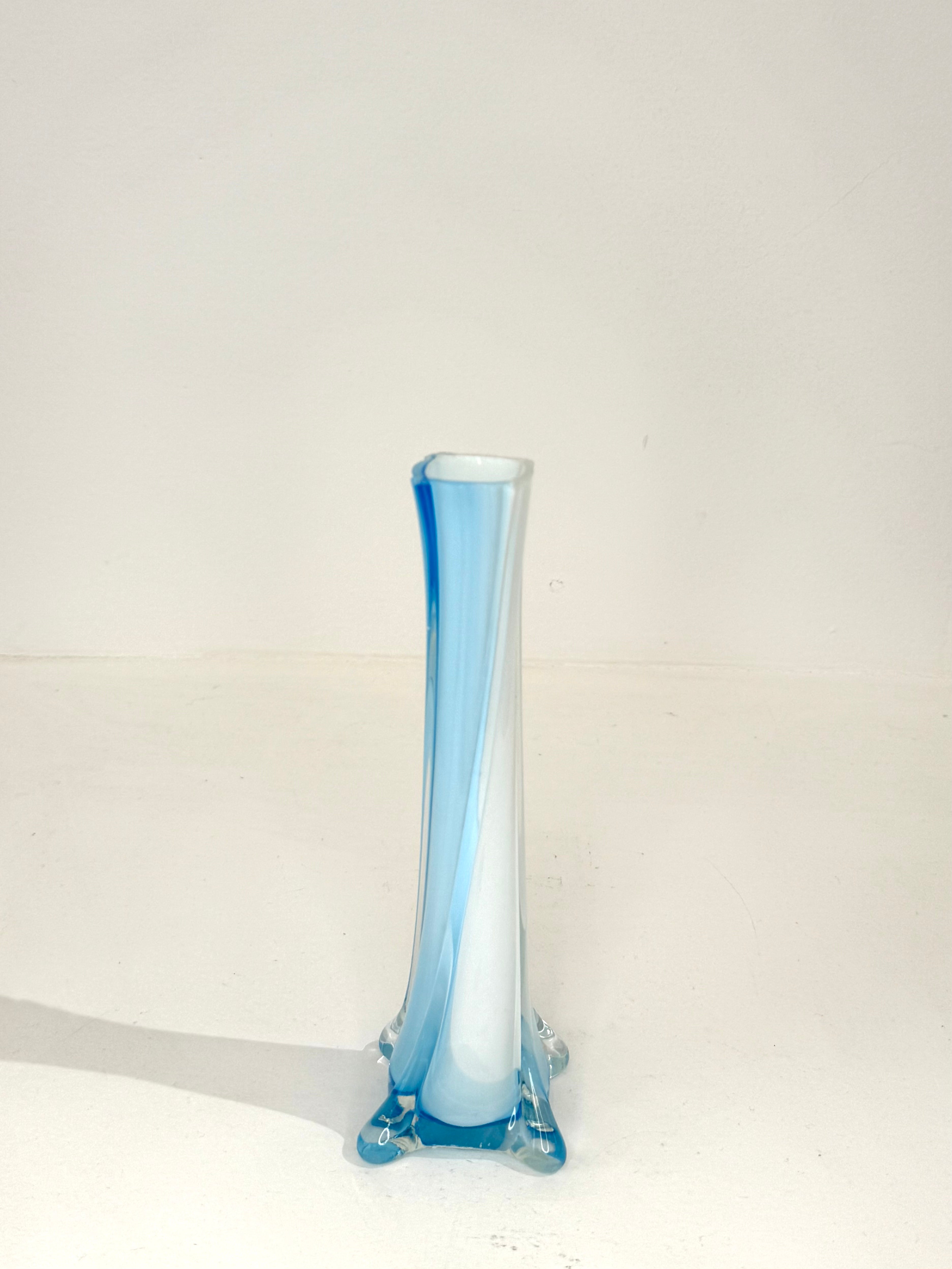Soliflore Murano bicolore, 1970s