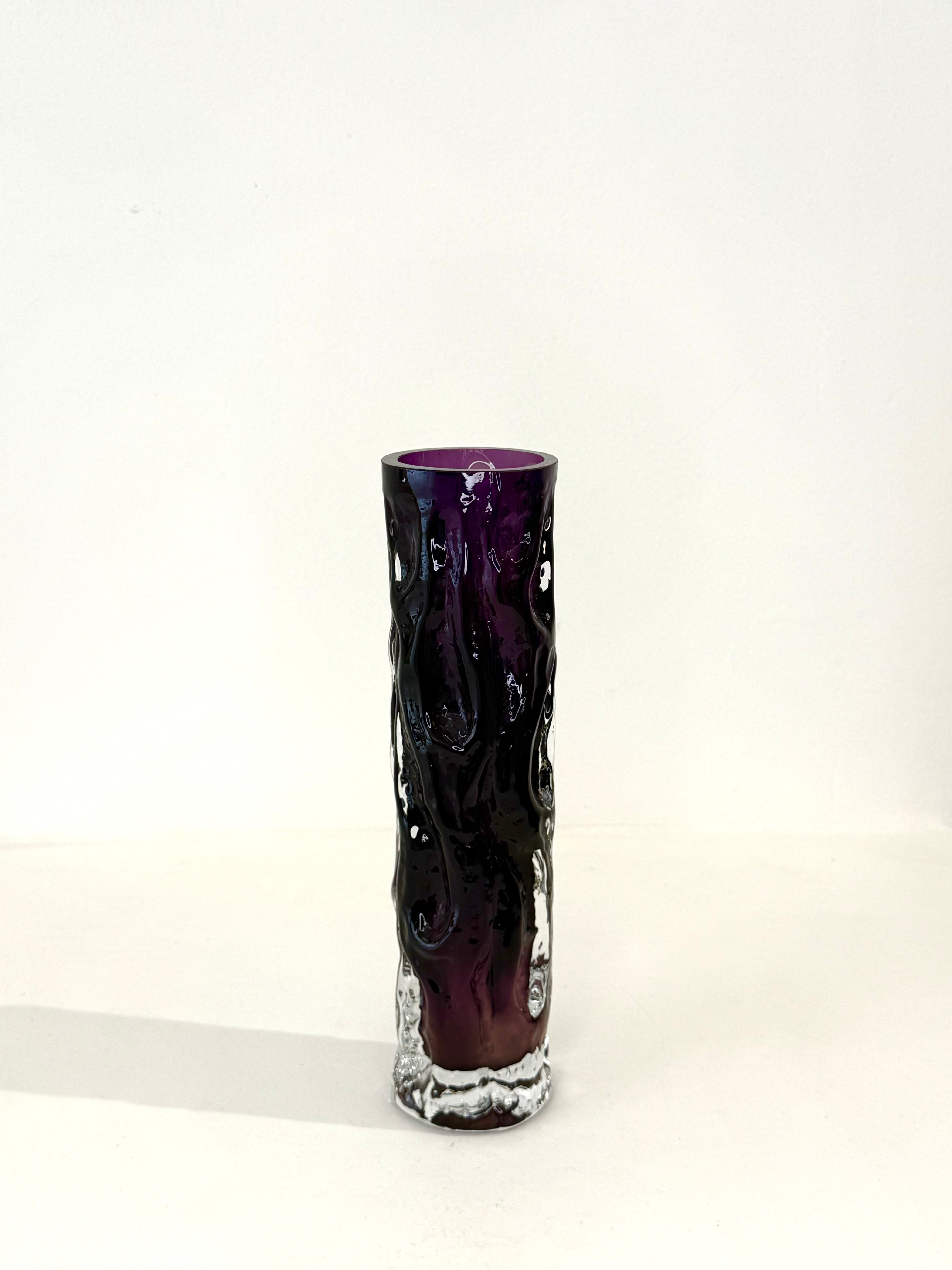 Vase violet, Kurt Wokan, Ingrid Glasshütte, 1960s