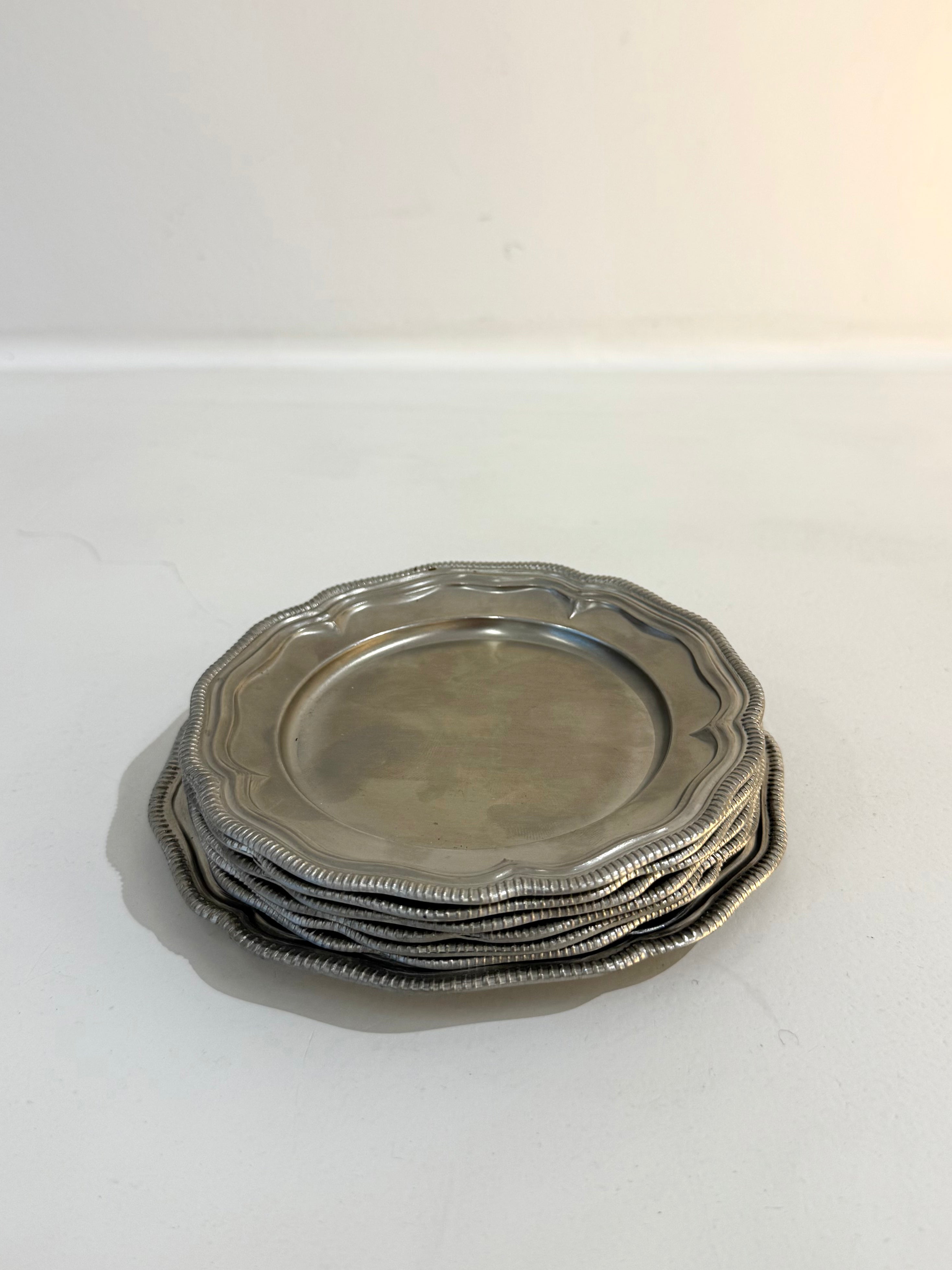 Dessous de bouteille en étain