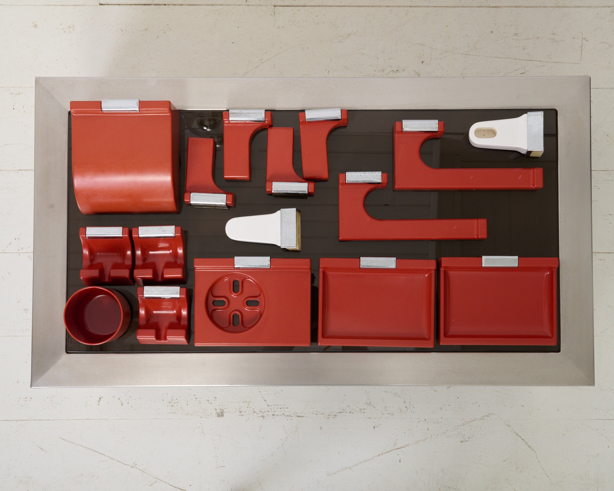 Set d'accessoires salle de bain, Carrara & Matta, 1960s