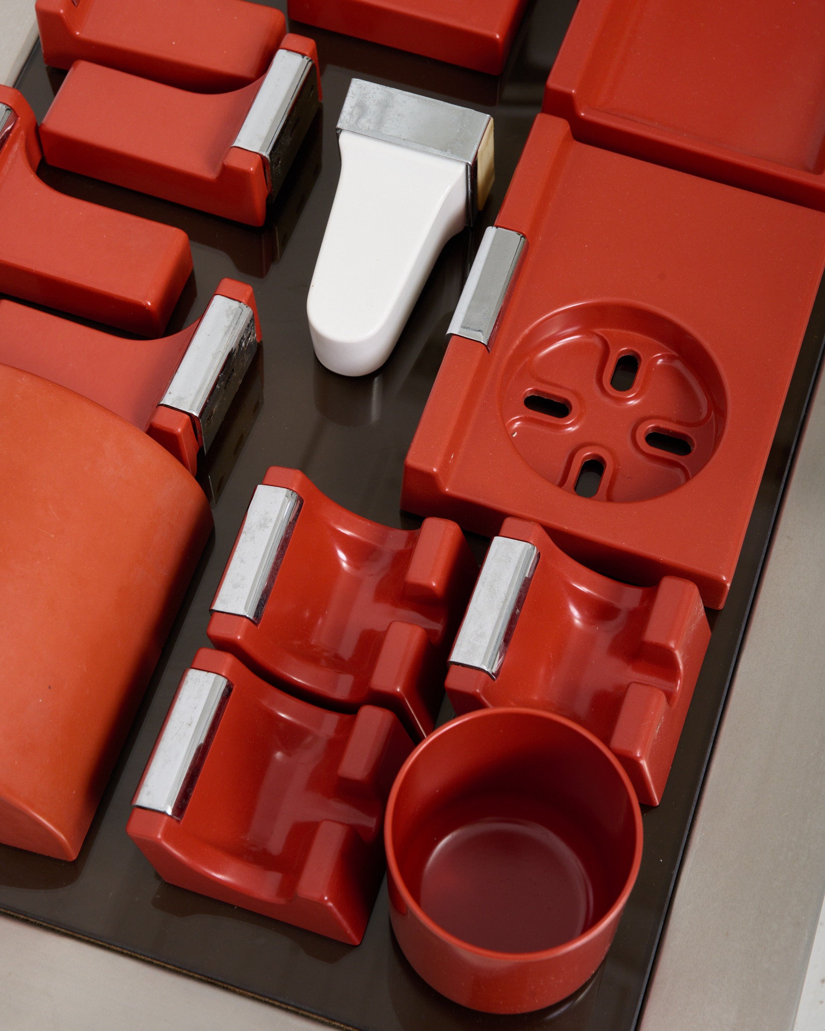 Set d'accessoires salle de bain, Carrara & Matta, 1960s