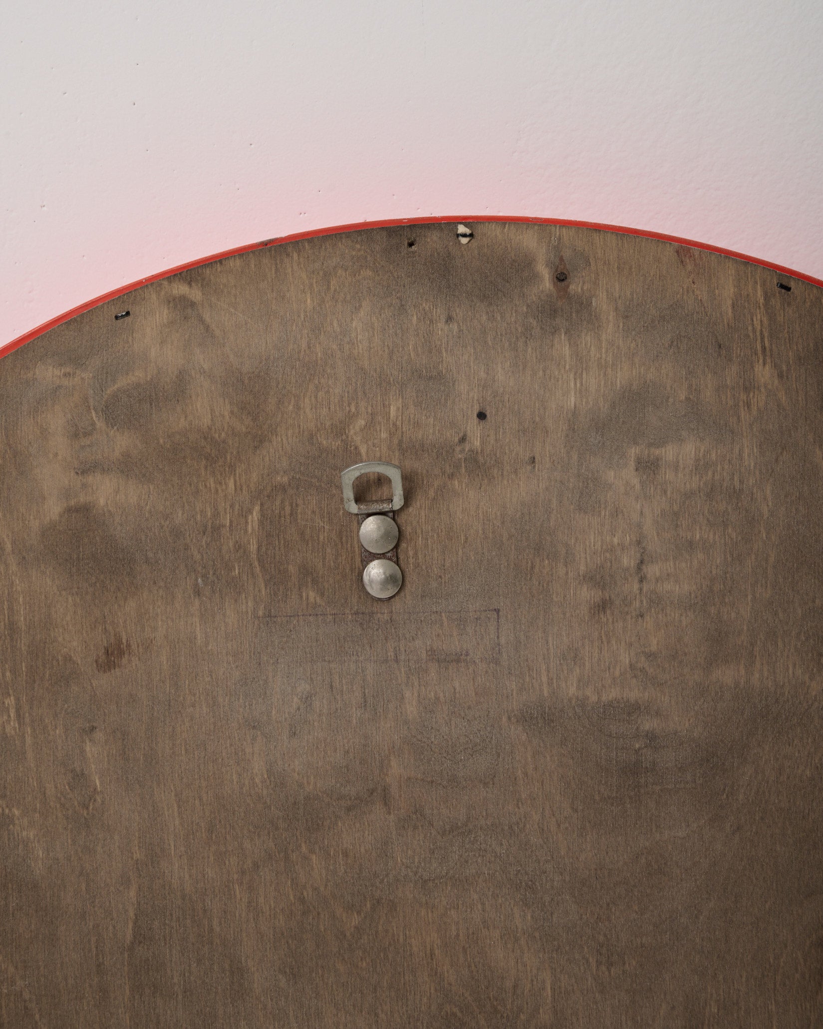 Miroir en bois rouge, 1960-1970