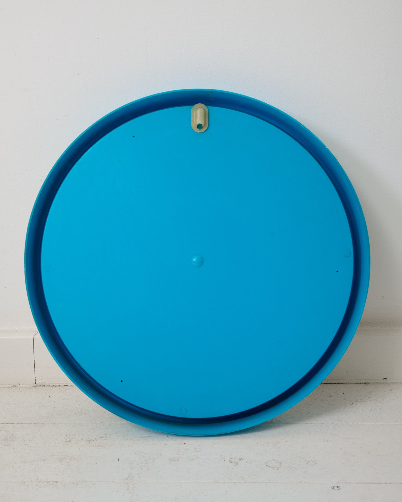 Miroir rond bleu, 1970s