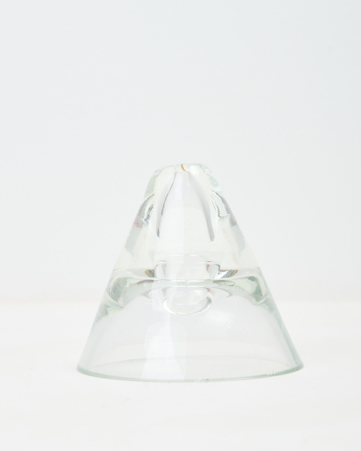 Soliflore conique en verre, 1970s
