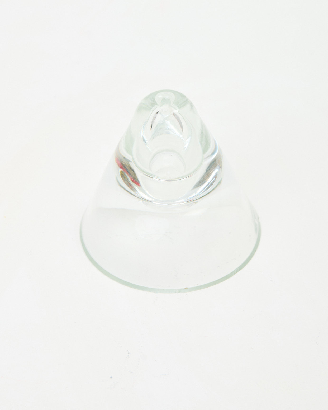 Soliflore conique en verre, 1970s