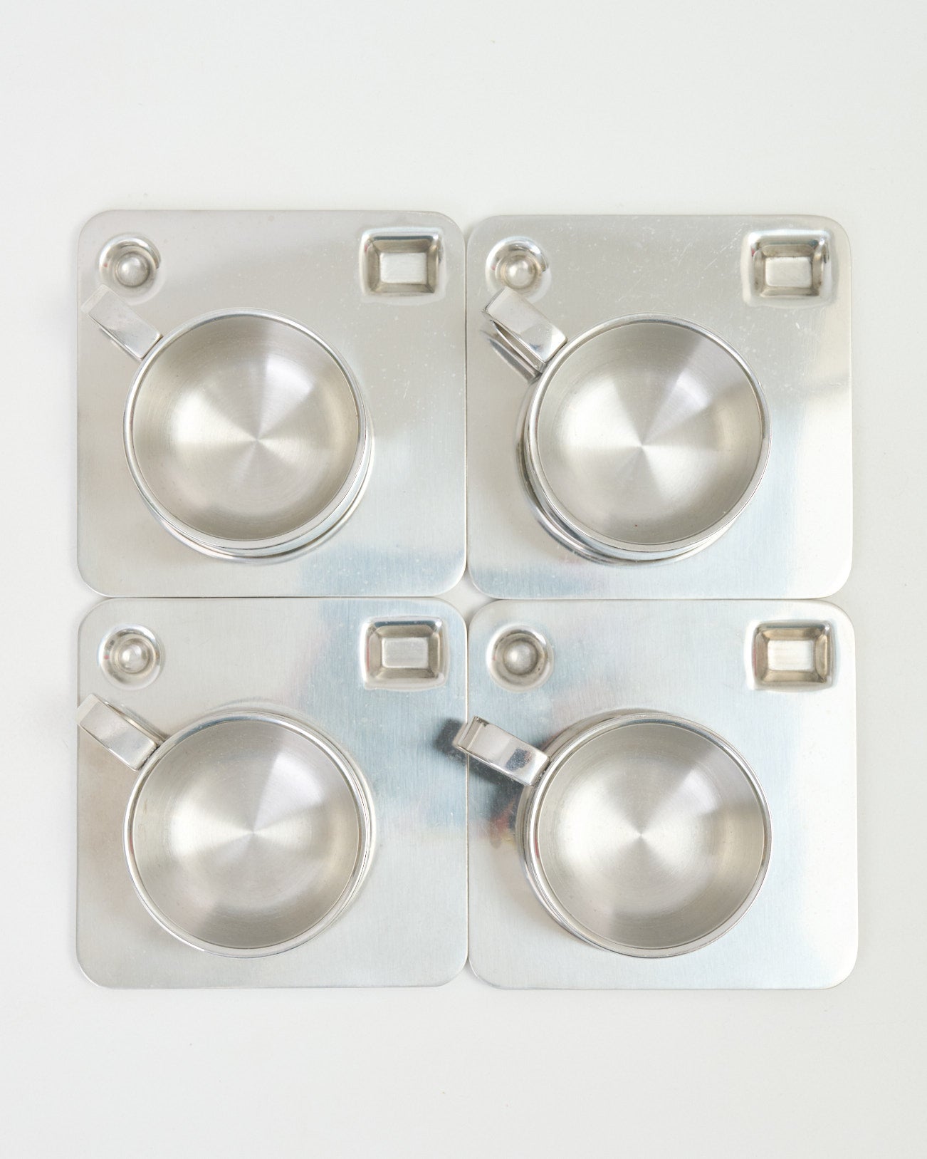 Tasses et sous-tasses à café, dlg Guido Bergna, 1960s