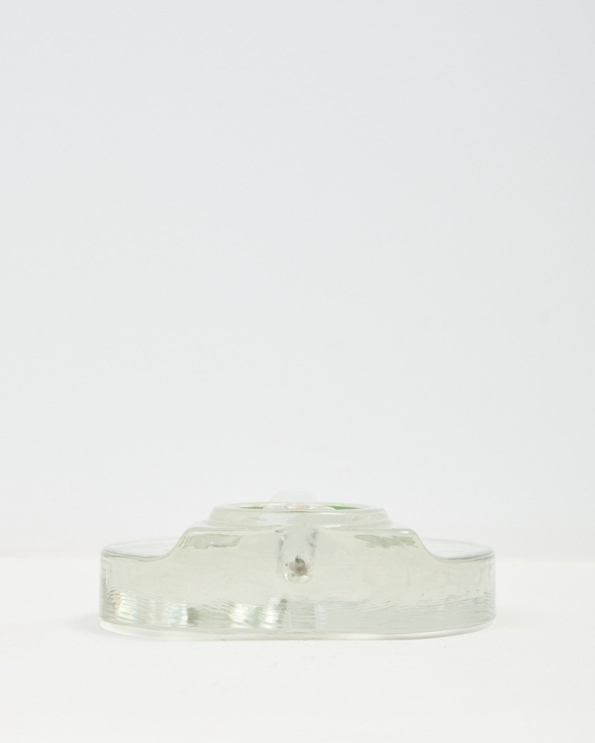 Vase monoflore en cristal, Walther Glas, 1970s