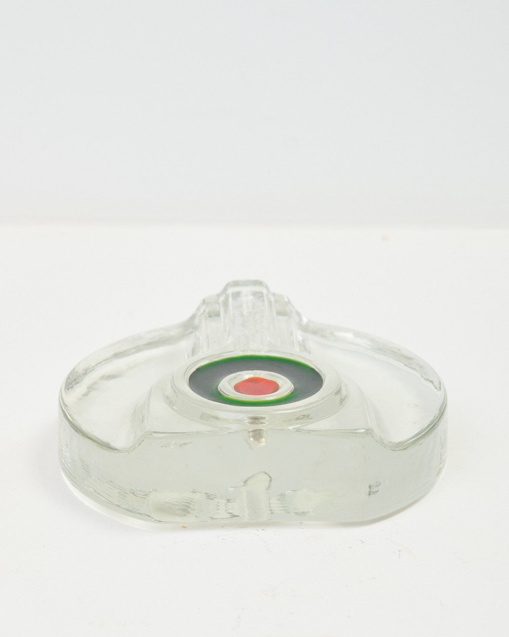 Vase monoflore en cristal, Walther Glas, 1970s